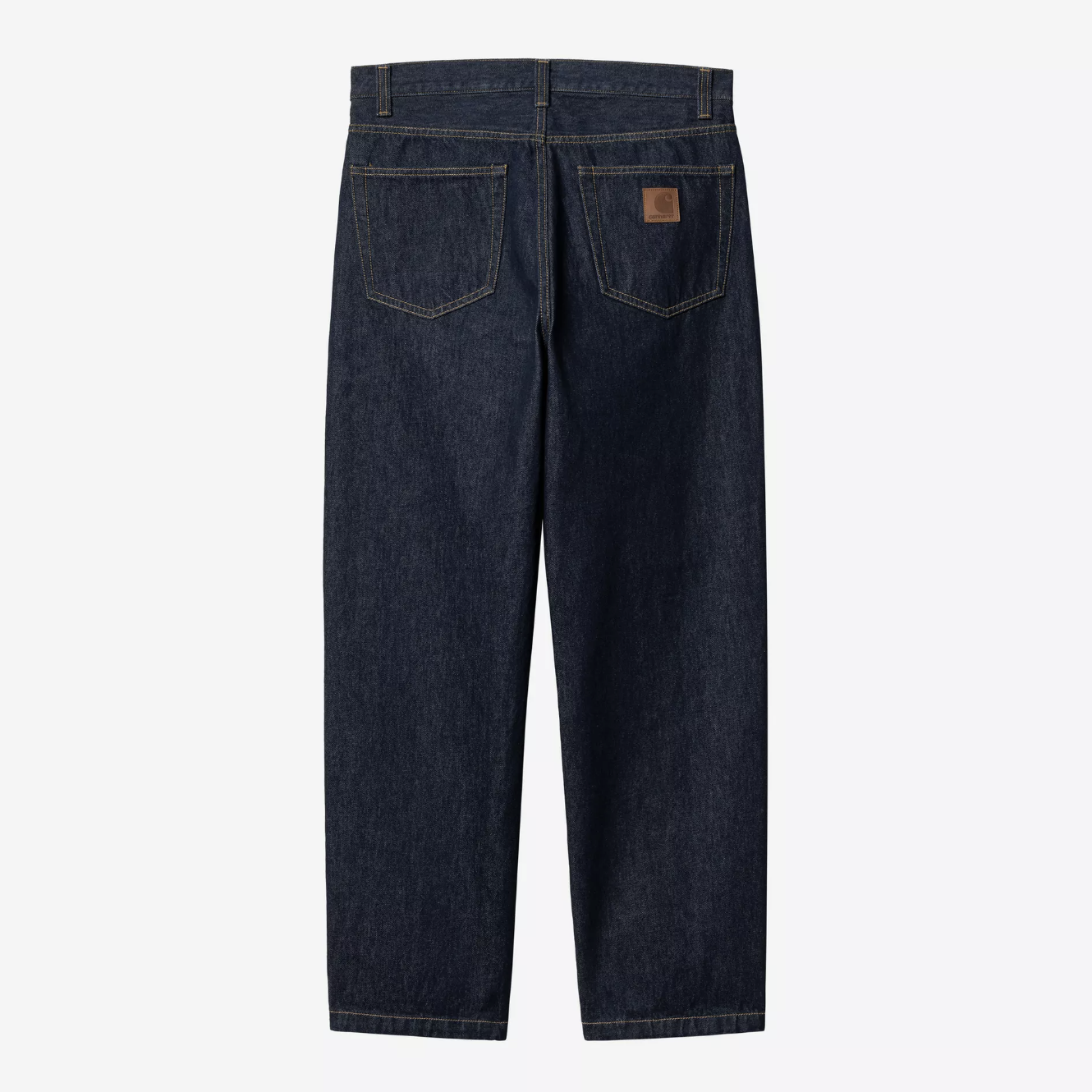 -(B2d02)-CARHARTT WIP AARON PANT BLUE RINSED 直筒褲 藍色-I034237-0102