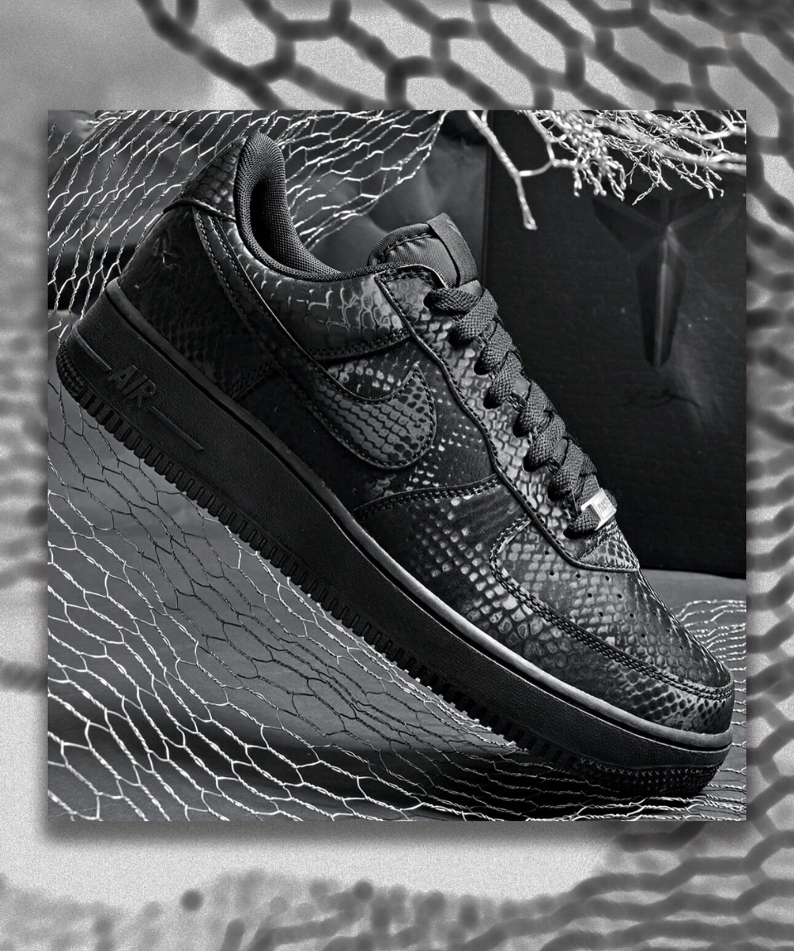 【APAIR】預購 kobe bryant x nike air force 1 全黑 黑魂 黑曼巴 聯名款 IB0018-003
