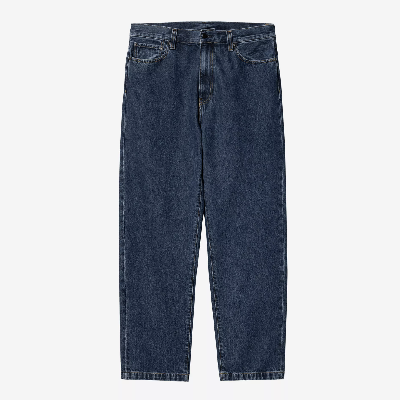 -(B2d02)-CARHARTT WIP AARON PANT BLUE STONE WASHED 直筒褲 水洗藍-I034237-0106