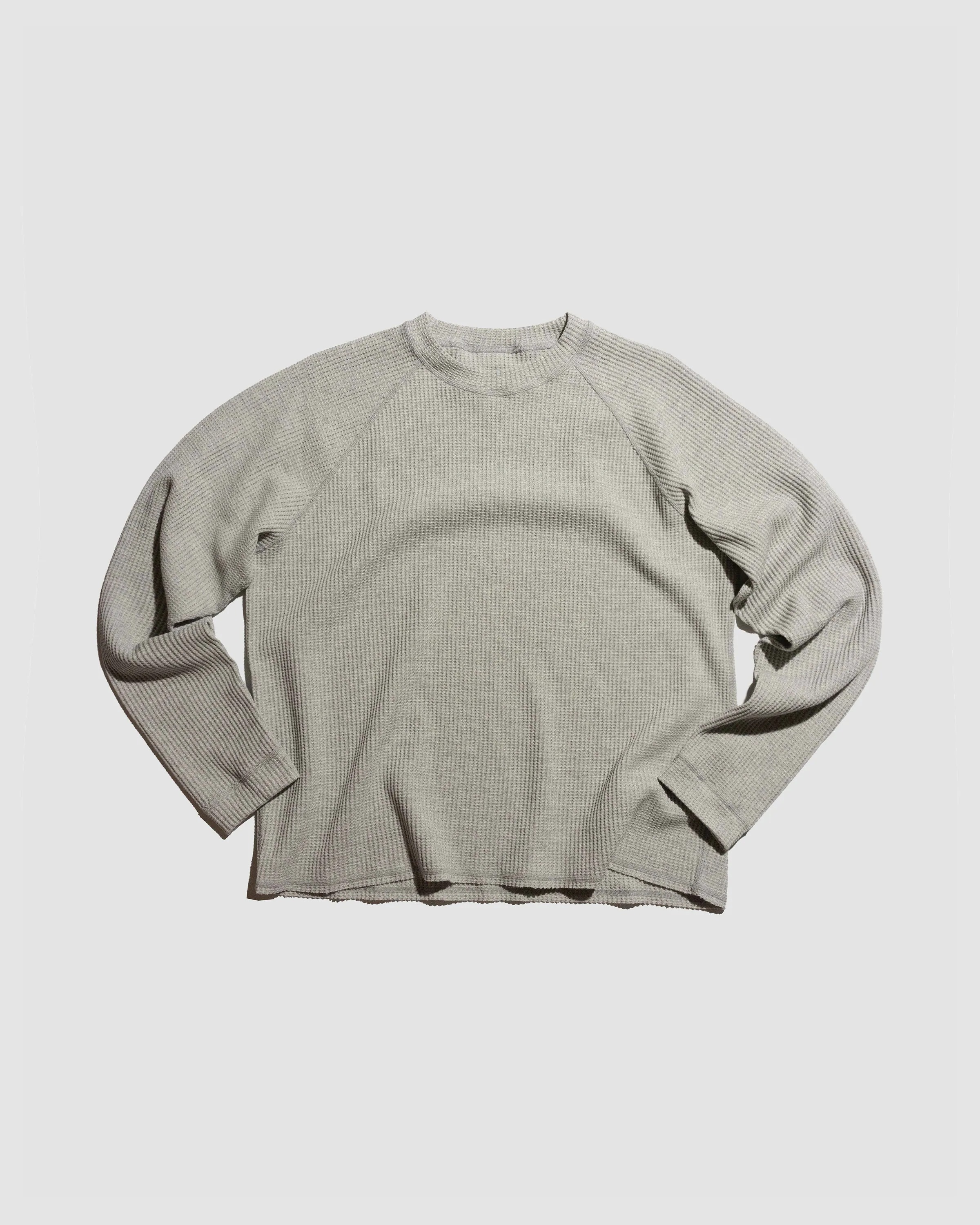 YANGI Raglan Sleeves Waffle Top
