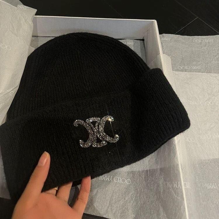 閃鑽高級感毛帽😎