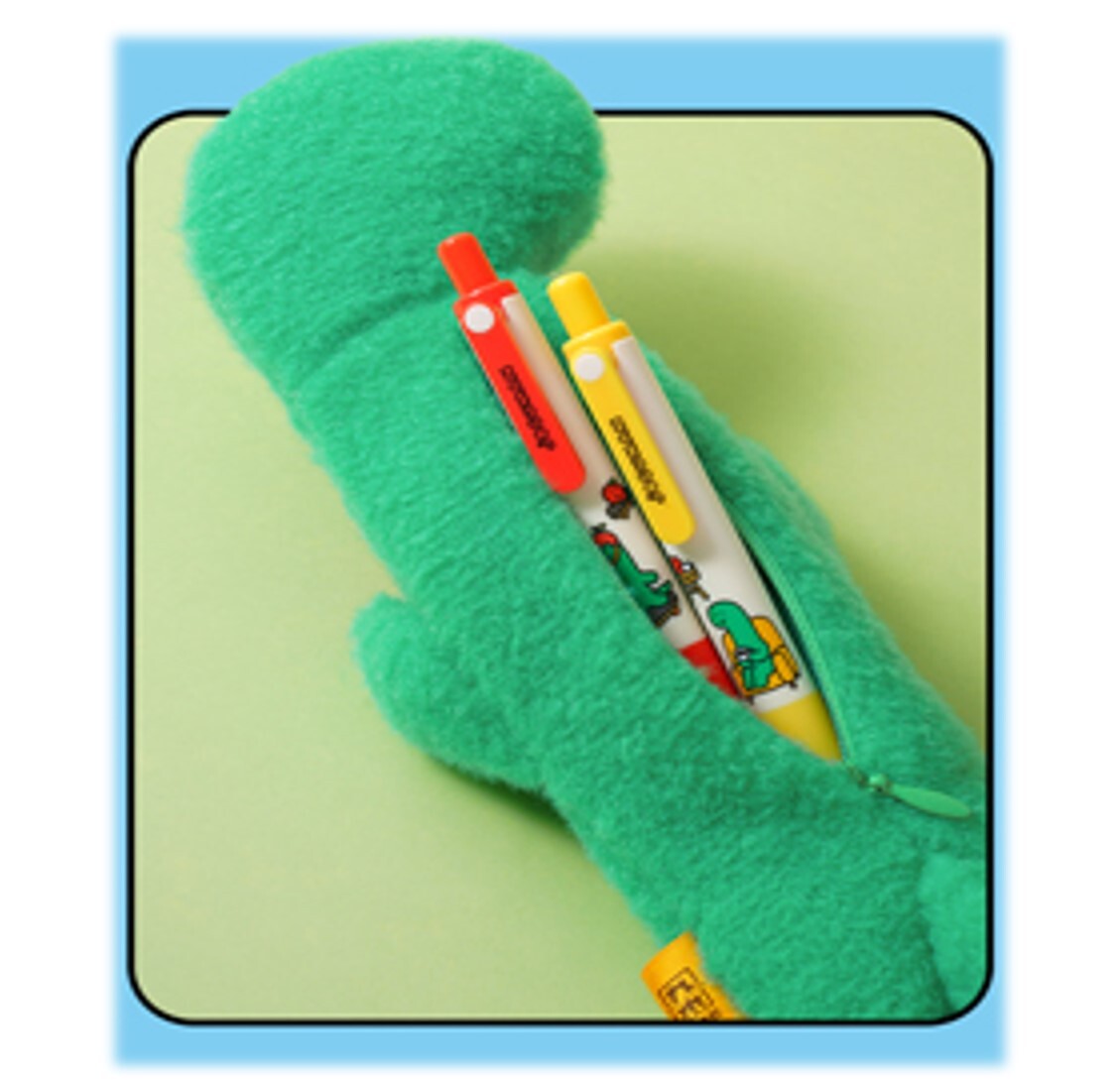 JOGUMAN 療癒系恐龍|毛絨筆袋