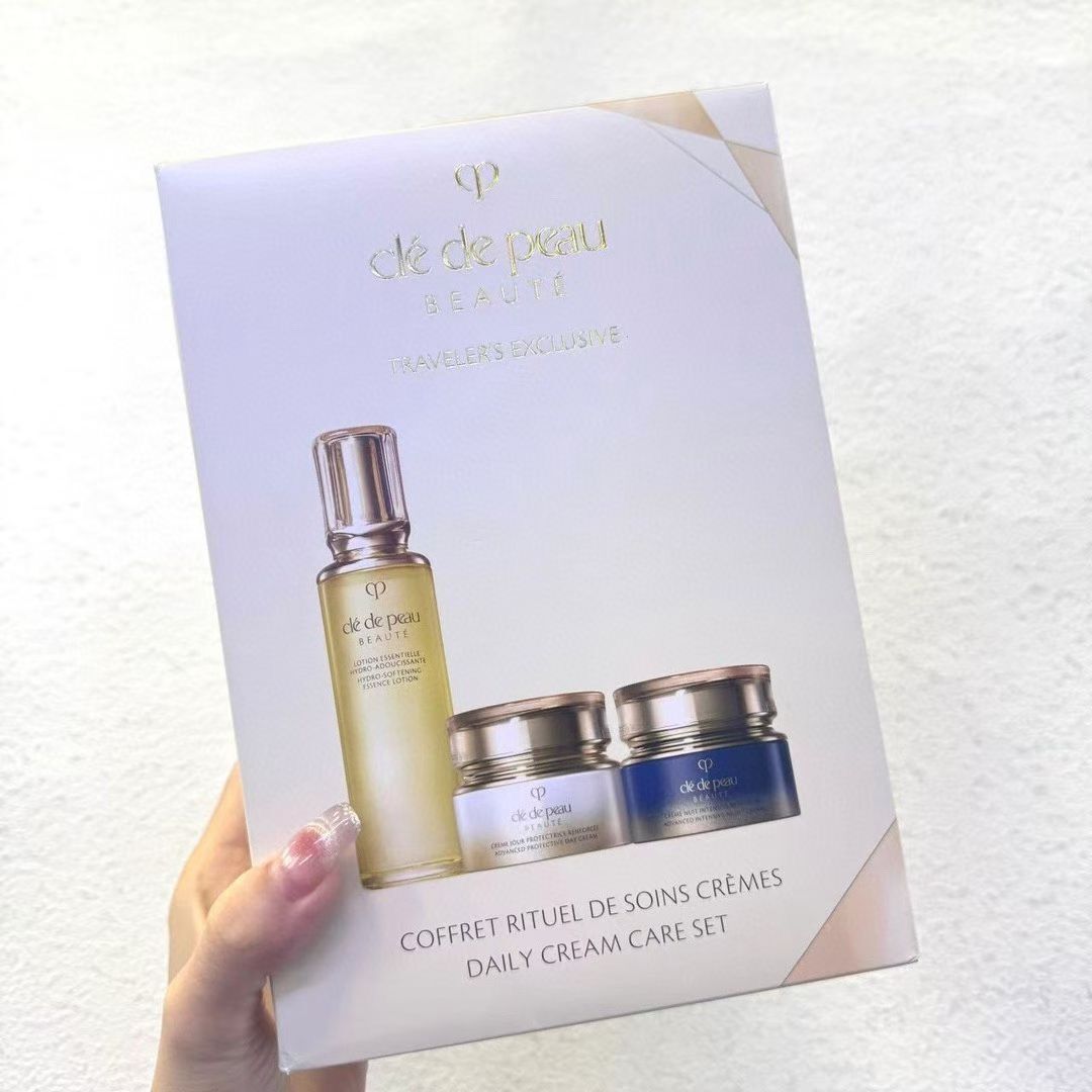 肌膚之鑰 CPB CDP 基礎保養精華面霜組合 滋潤水 日霜 晚霜三件套[平行進口] 新版