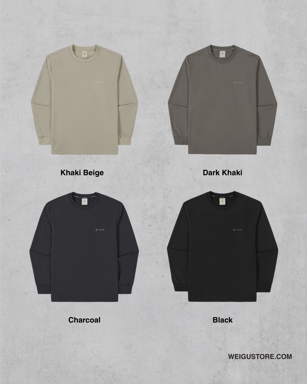 【預購】Snow Peak Lago Sweatshirt 防水尼龍衛衣 S25FMTHT32