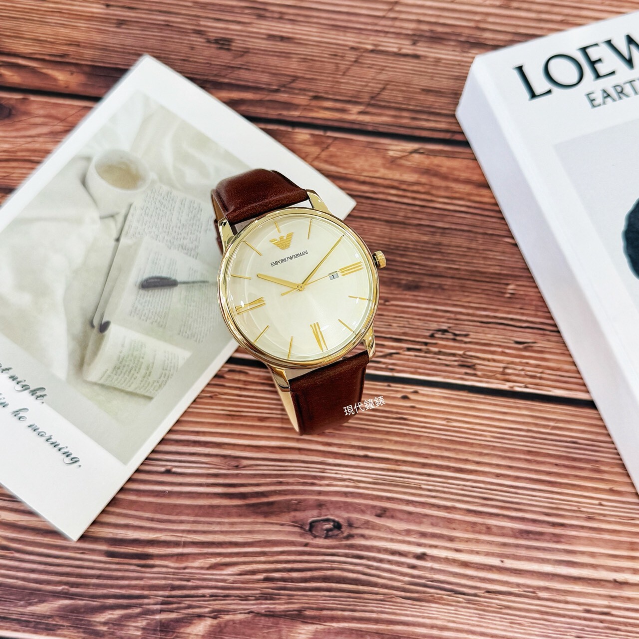 【EMPORIO ARMANI 亞曼尼】 Minimalist系列 復刻簡約腕錶AR11610 42mm 現代鐘錶