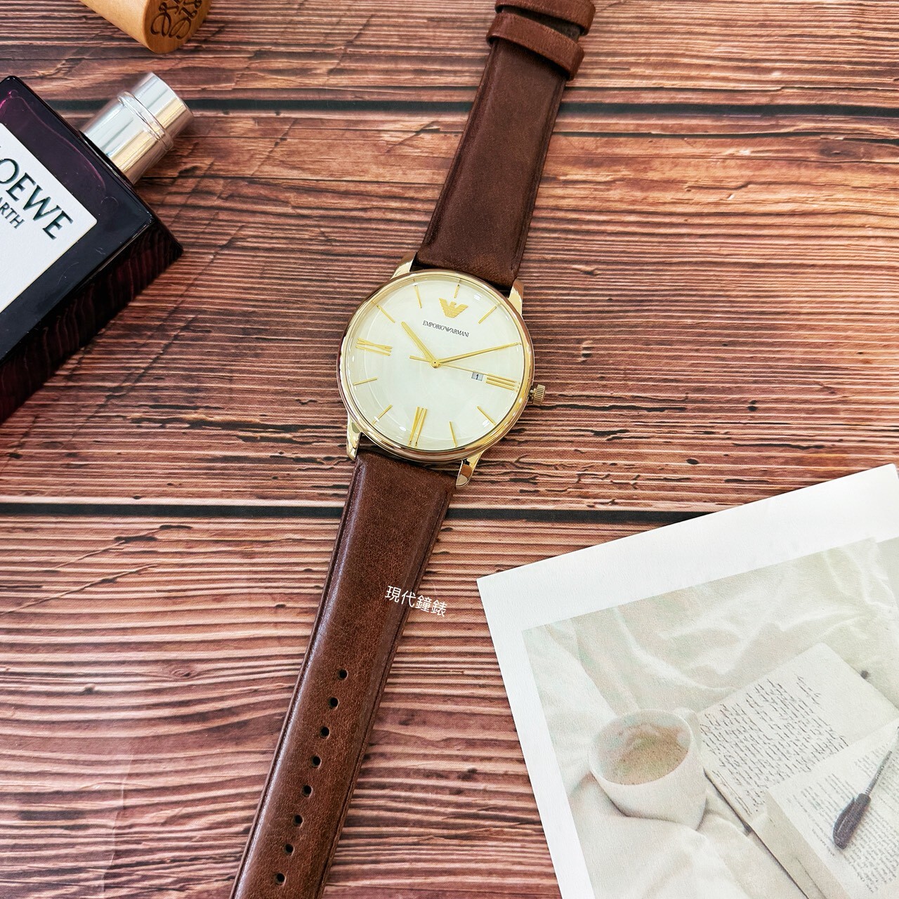 【EMPORIO ARMANI 亞曼尼】 Minimalist系列 復刻簡約腕錶AR11610 42mm 現代鐘錶