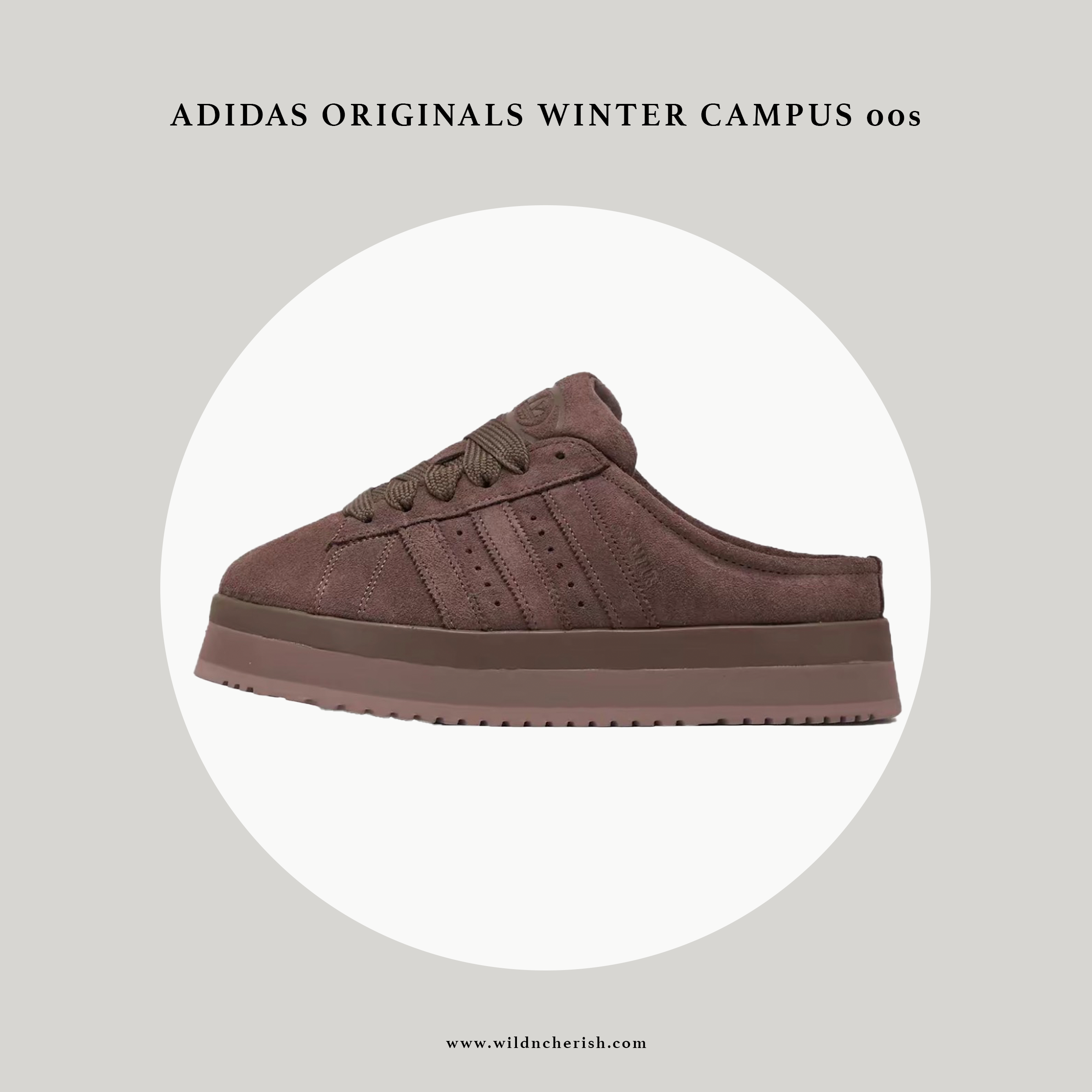 預訂 | Adidas Originals Winter Campus 00s 毛毛款 深啡色