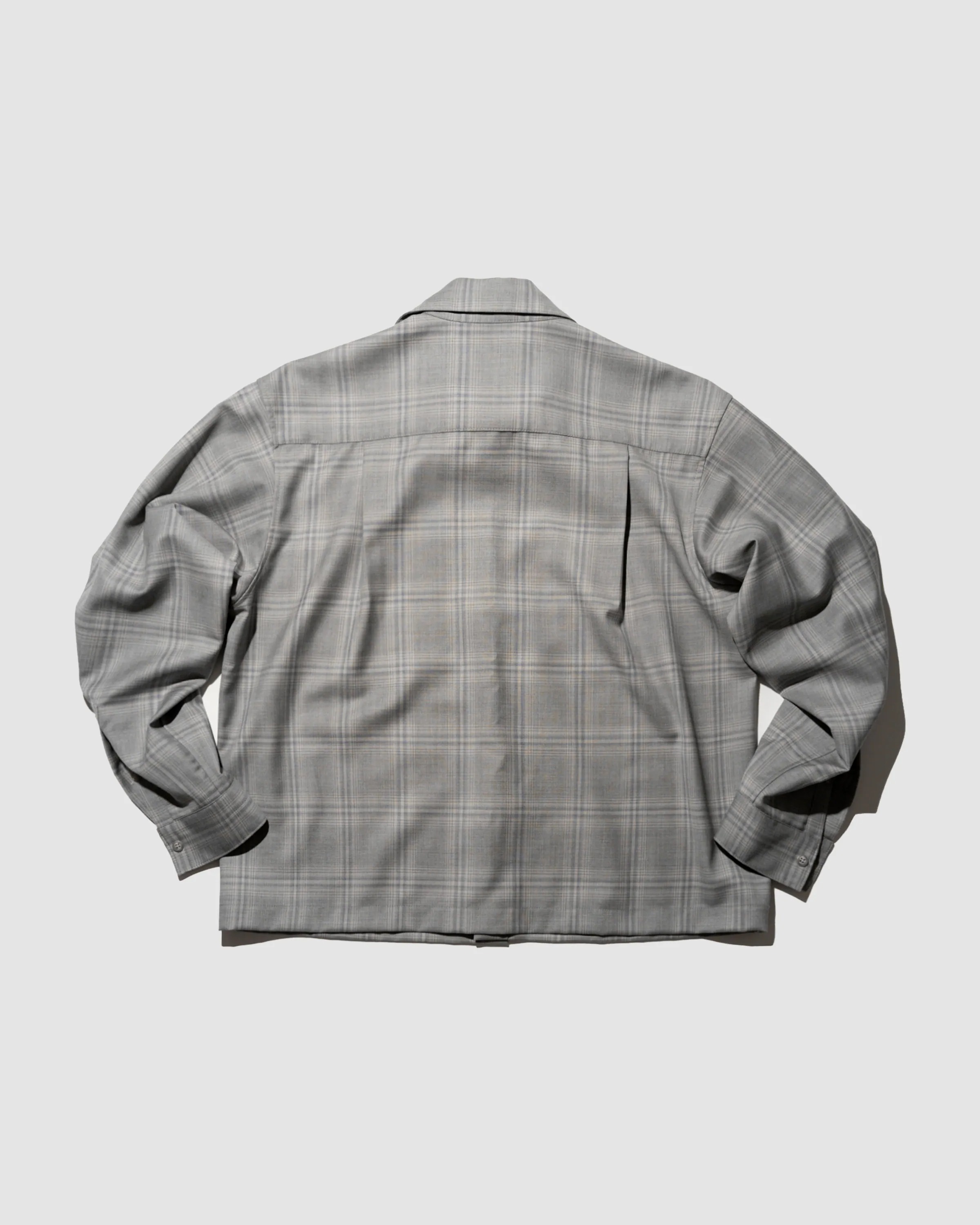 YANGI Plaid Cropped Shirt