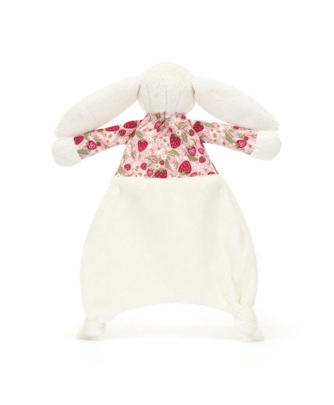 JELLYCAT Blossom Cream Bunny Berry Comforter 碎花典雅白兔 安撫甜睡巾