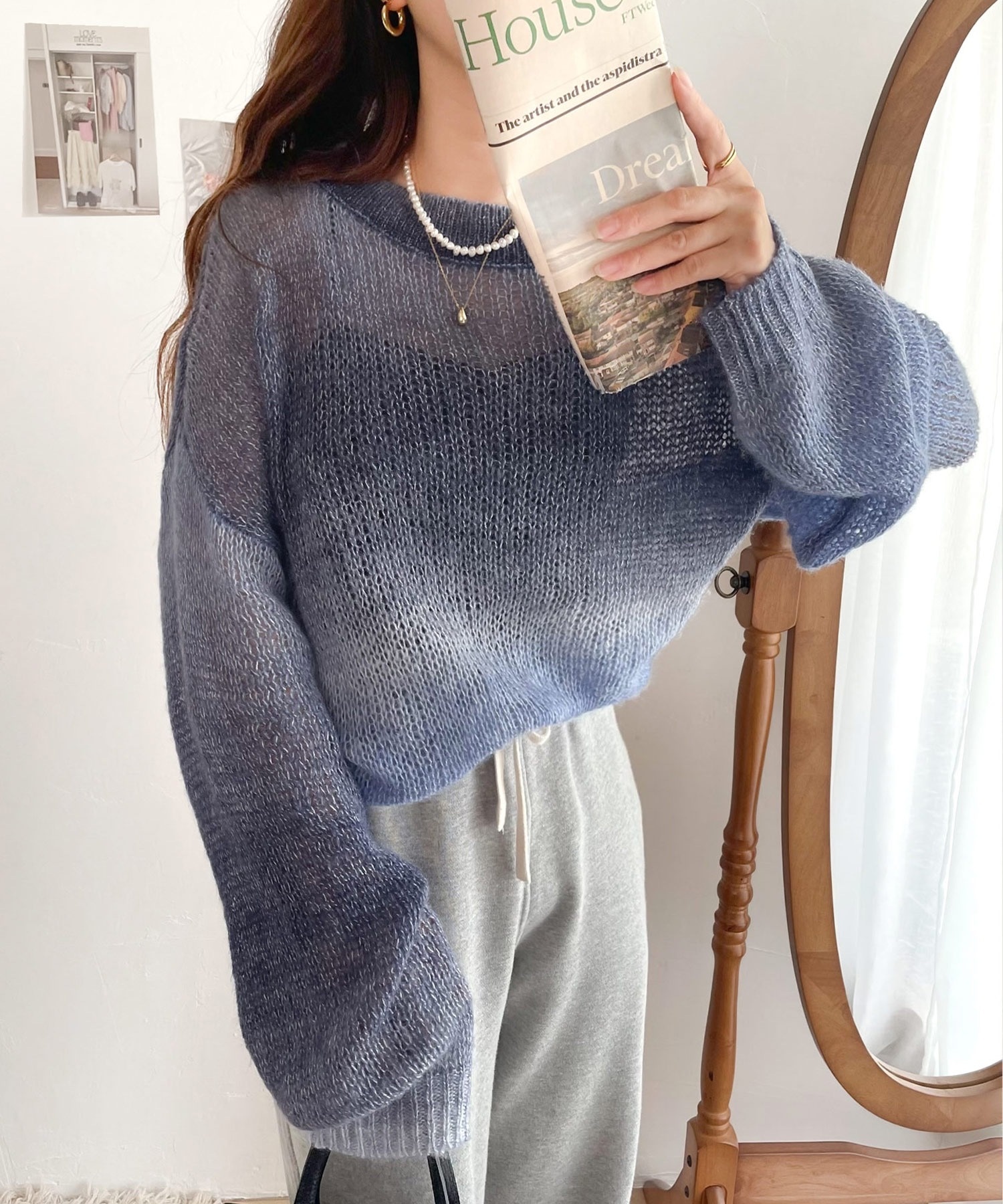 Java / gradient mesh knit