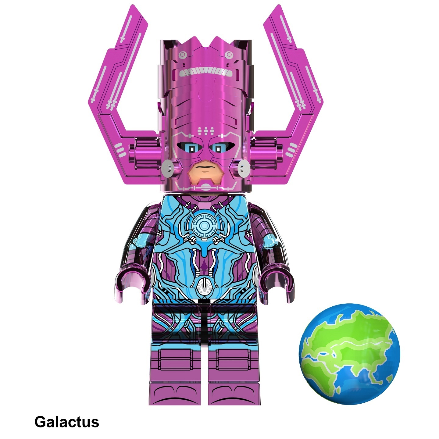 The Fantastic Four Galactus Custom Minifigures Minifigs Fit Lego TV6213 TV1107