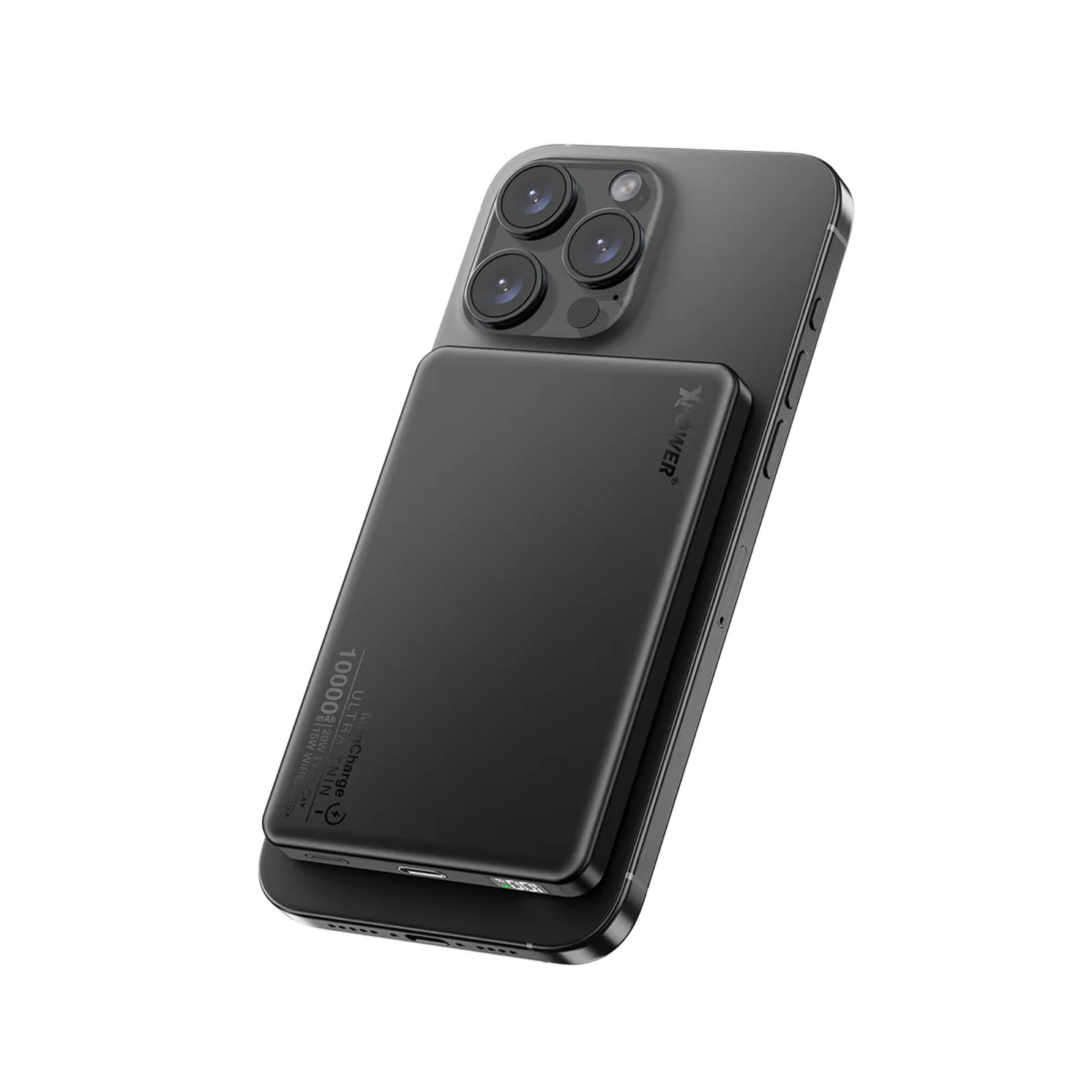 XPower M10K 3合1鋁合金數顯 10000mAh PD3.0+磁吸無線外置充電器 (3C認證版)