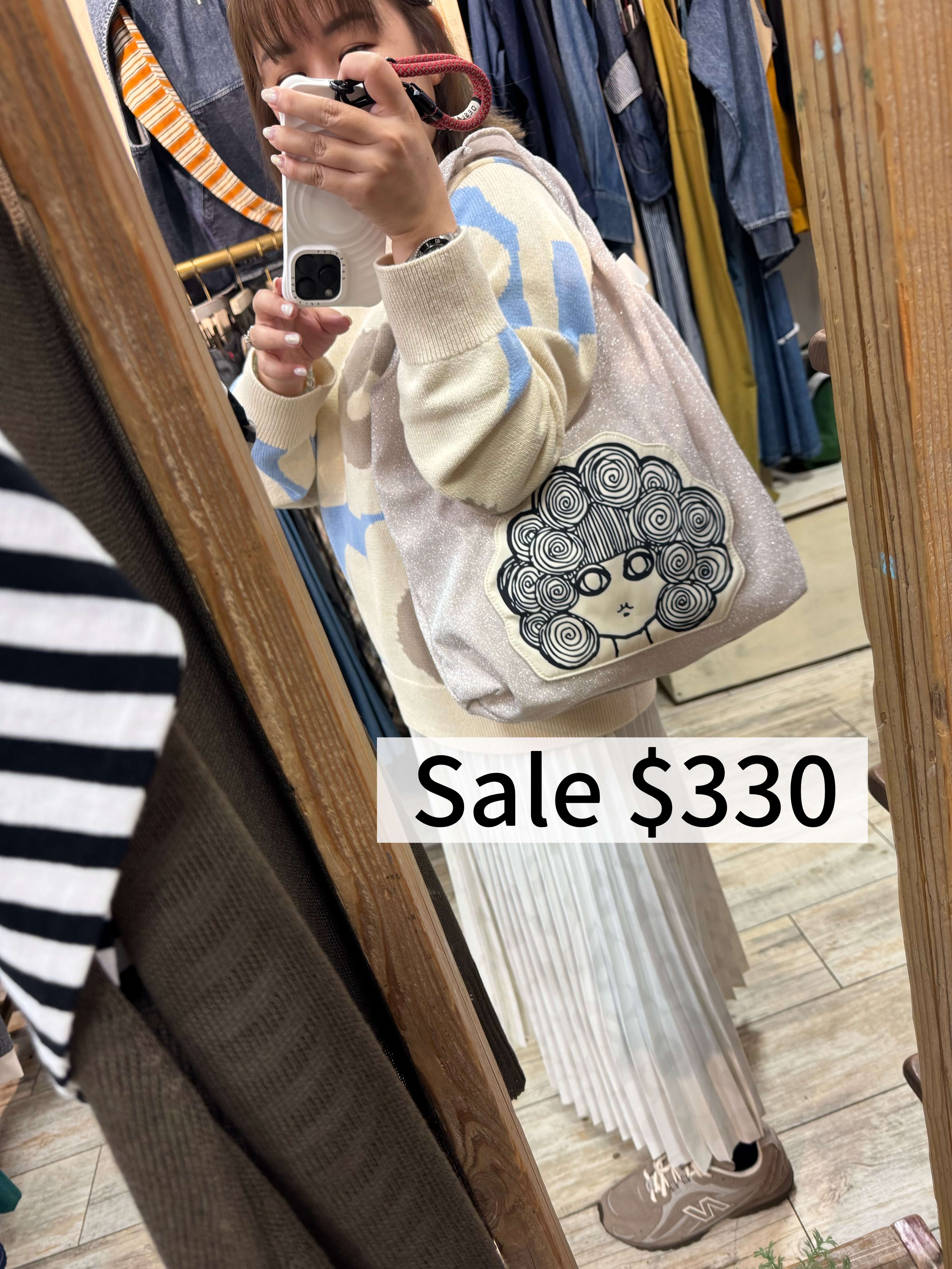 11月日本Outlet現場 Scolar 大頭妹手袋