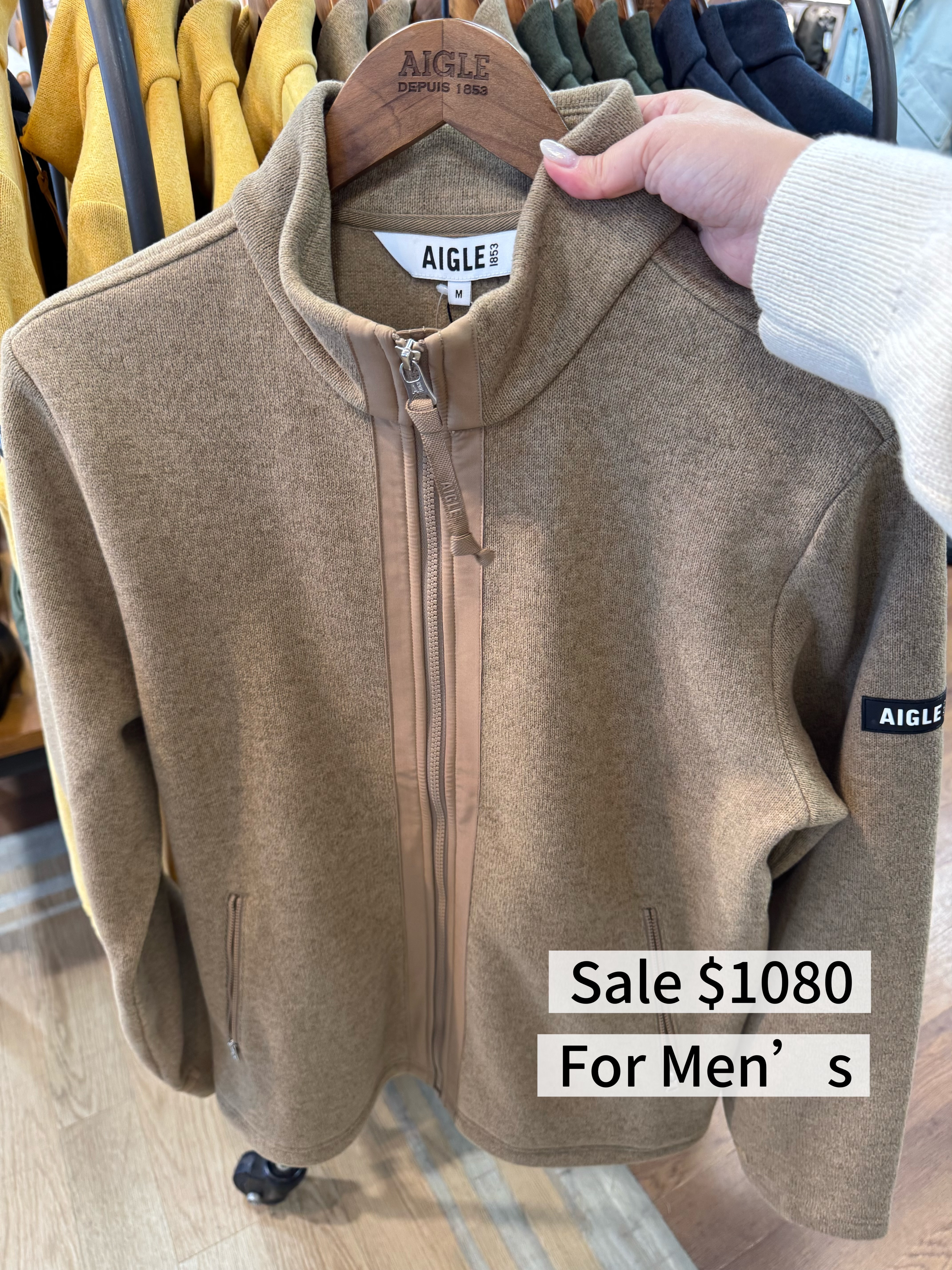 11月日本Outlet現場 Aigle 男裝Fleece 外套