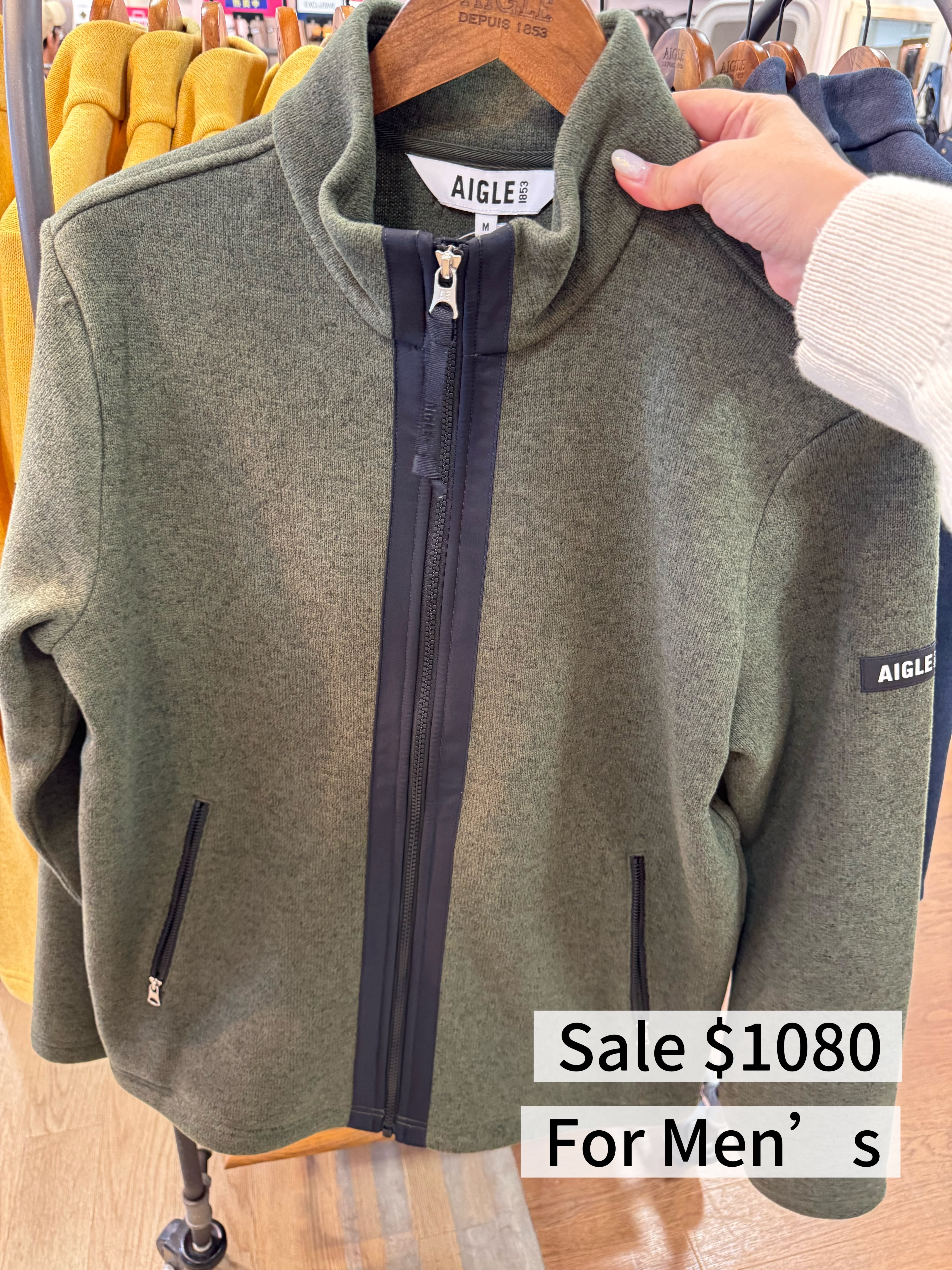 11月日本Outlet現場 Aigle 男裝Fleece 外套