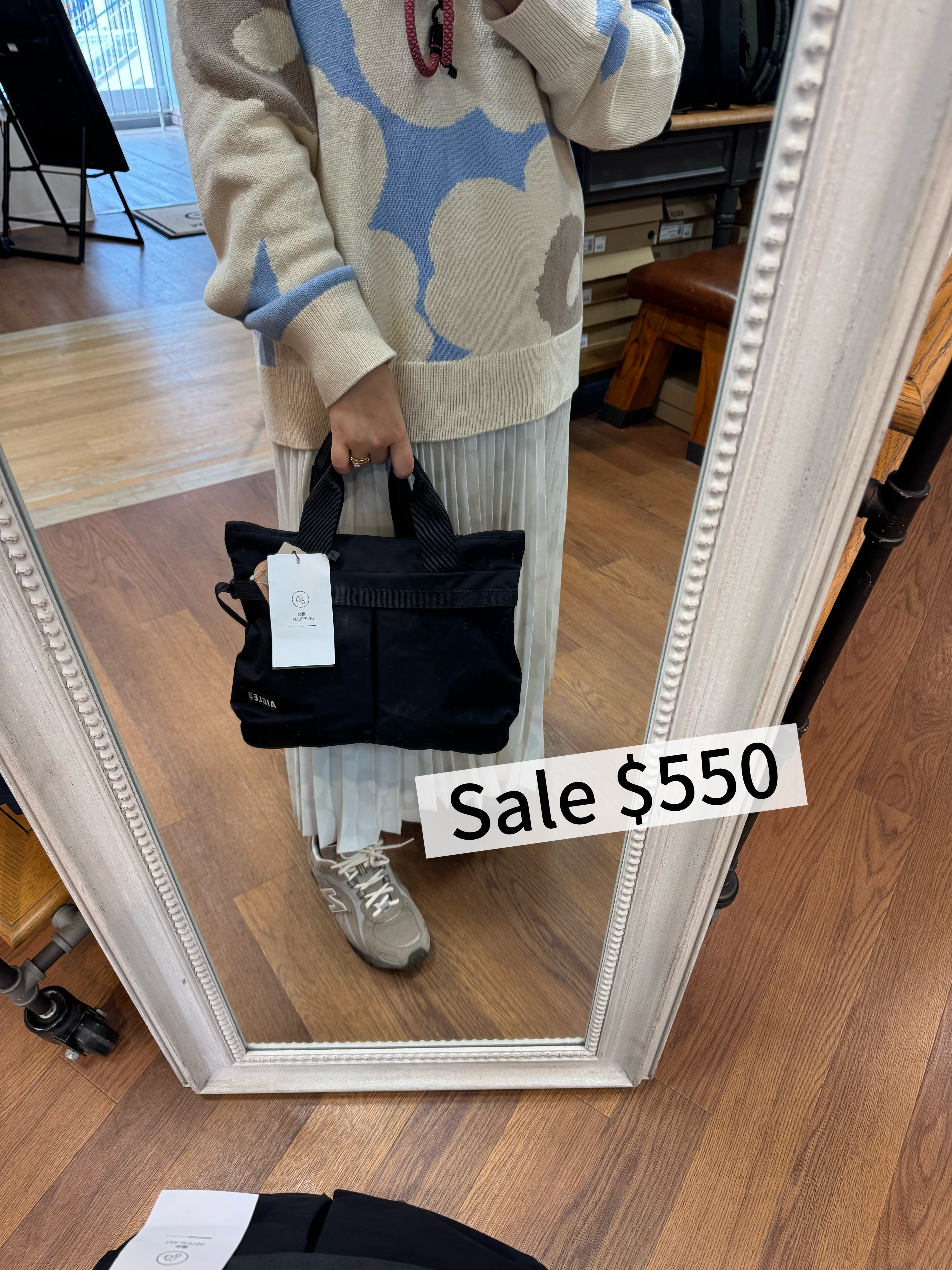 11月日本Outlet現場 Aigle 雙口袋Tote bag