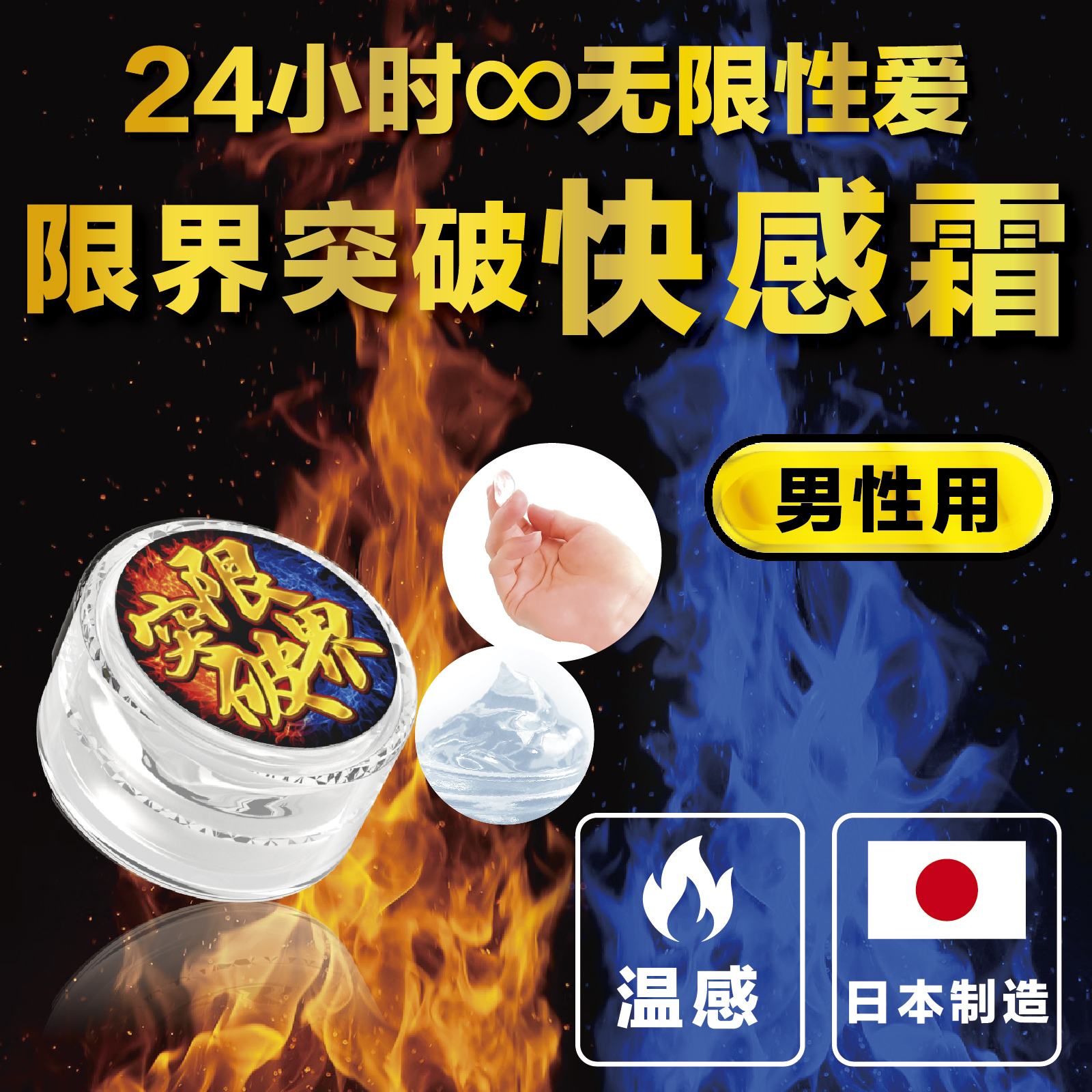 SSI JAPAN [男性用]突破極限乳霜：超活力 (限界突破クリーム 凄活力)