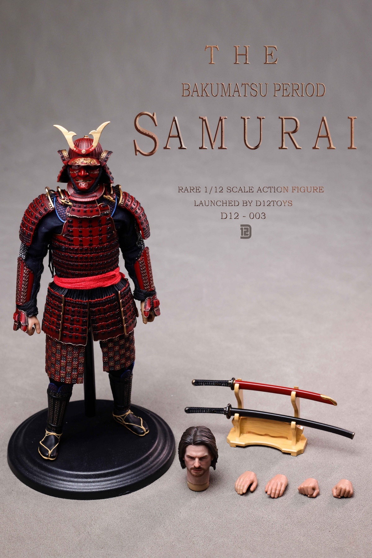 D12TOYS Alloy Bakumatsu Loyal Samurai 1/12 Action Figur