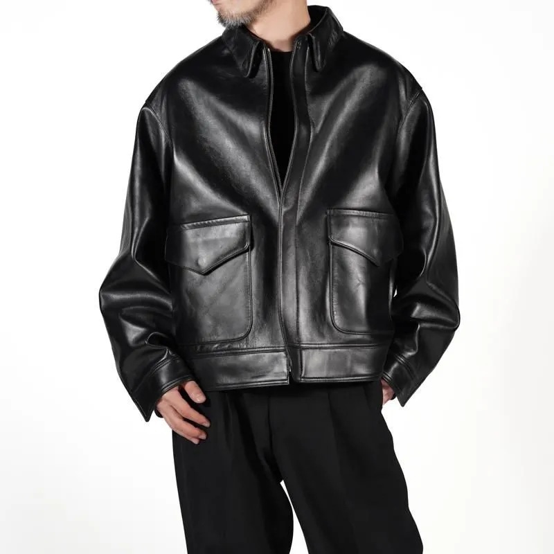 A.PRESSE 2025 A/W LEATHER TYPE-2 FLIGHT JACKET (25AAP-01-12) - PRE ORDER ITEM (預訂中)