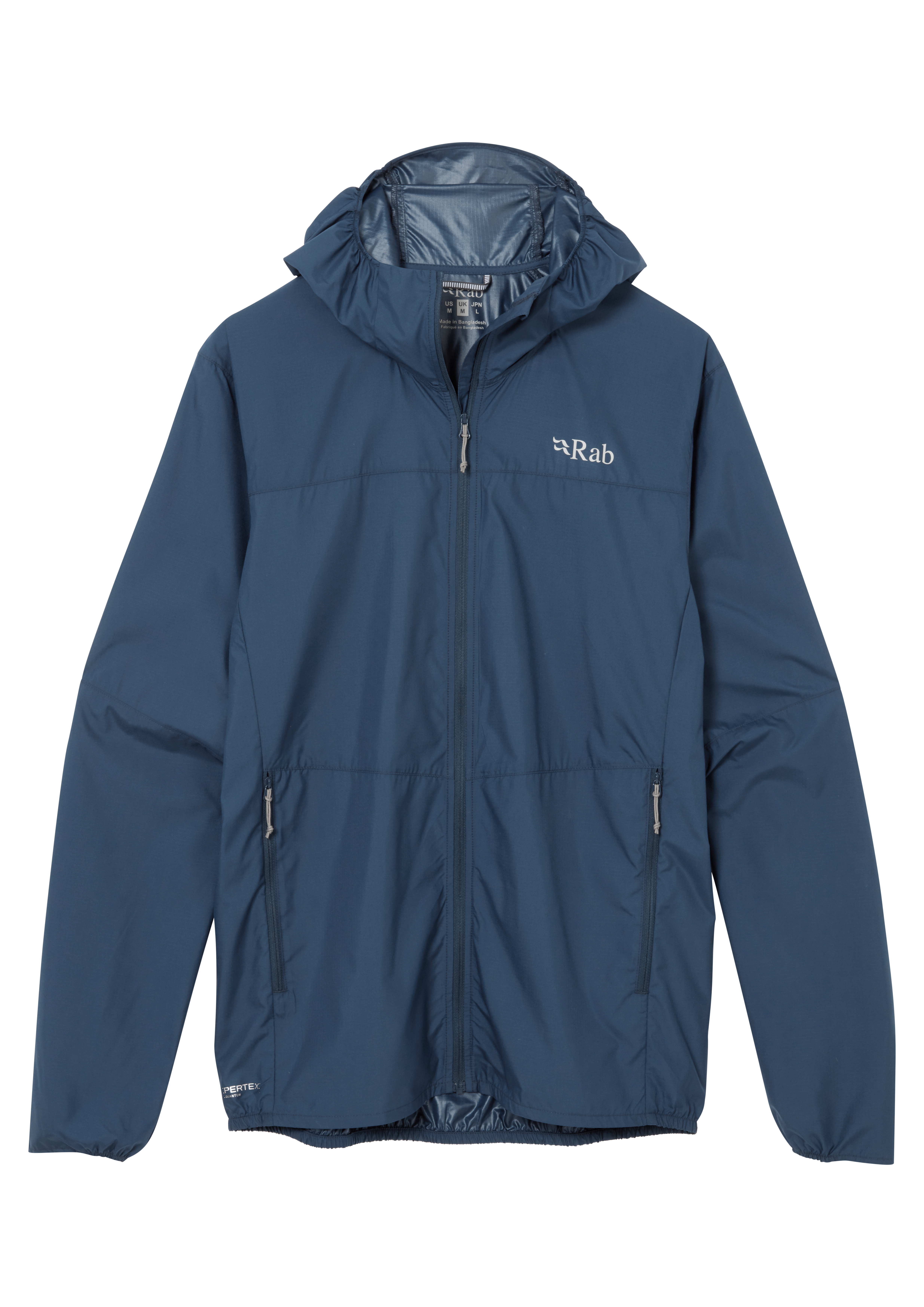Rab Men's Windgather Hooded Jacket #QWS-84 ( Tempest Blue • TMB )