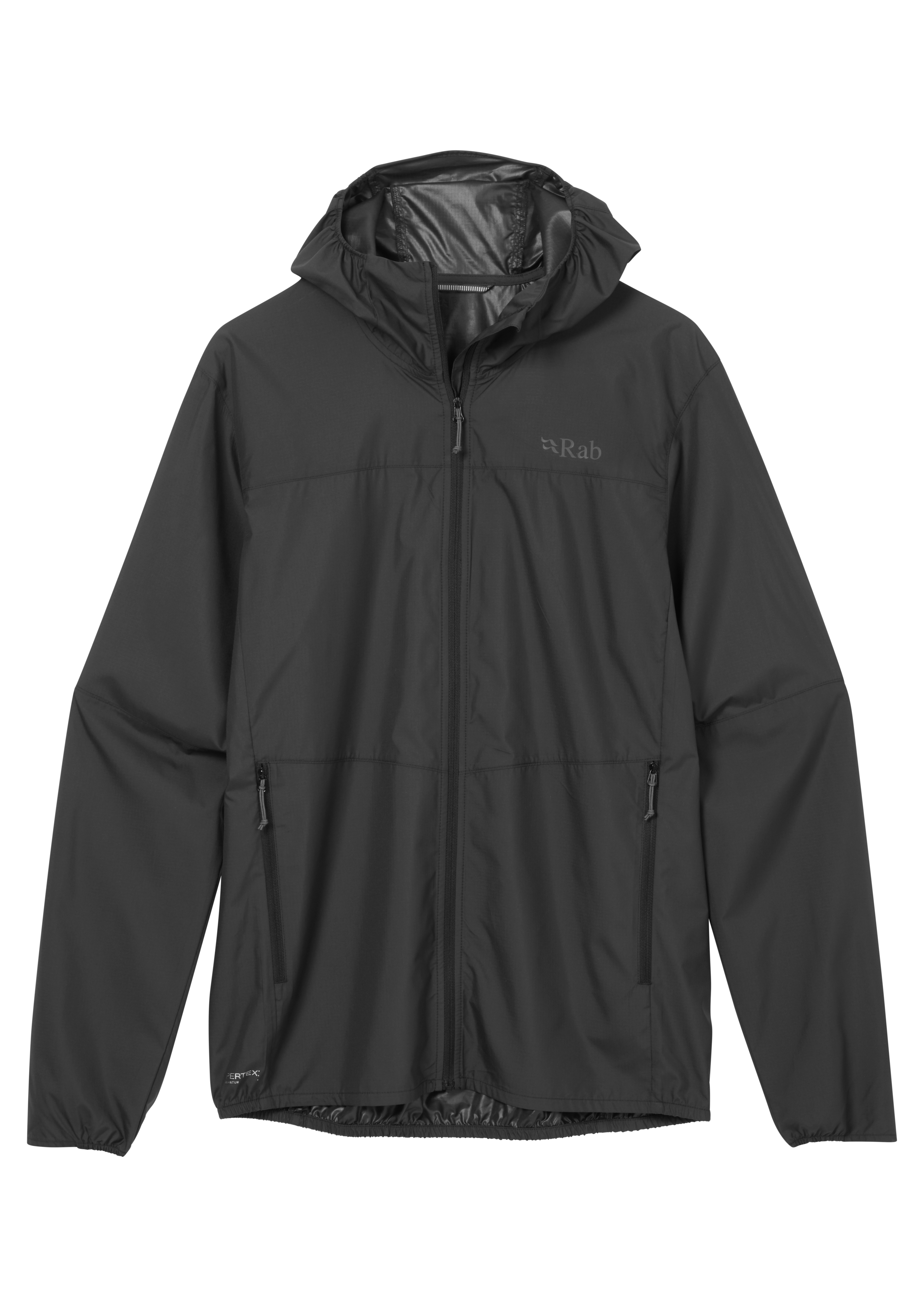 Rab Men's Windgather Hooded Jacket #QWS-84 ( Black • BLK )