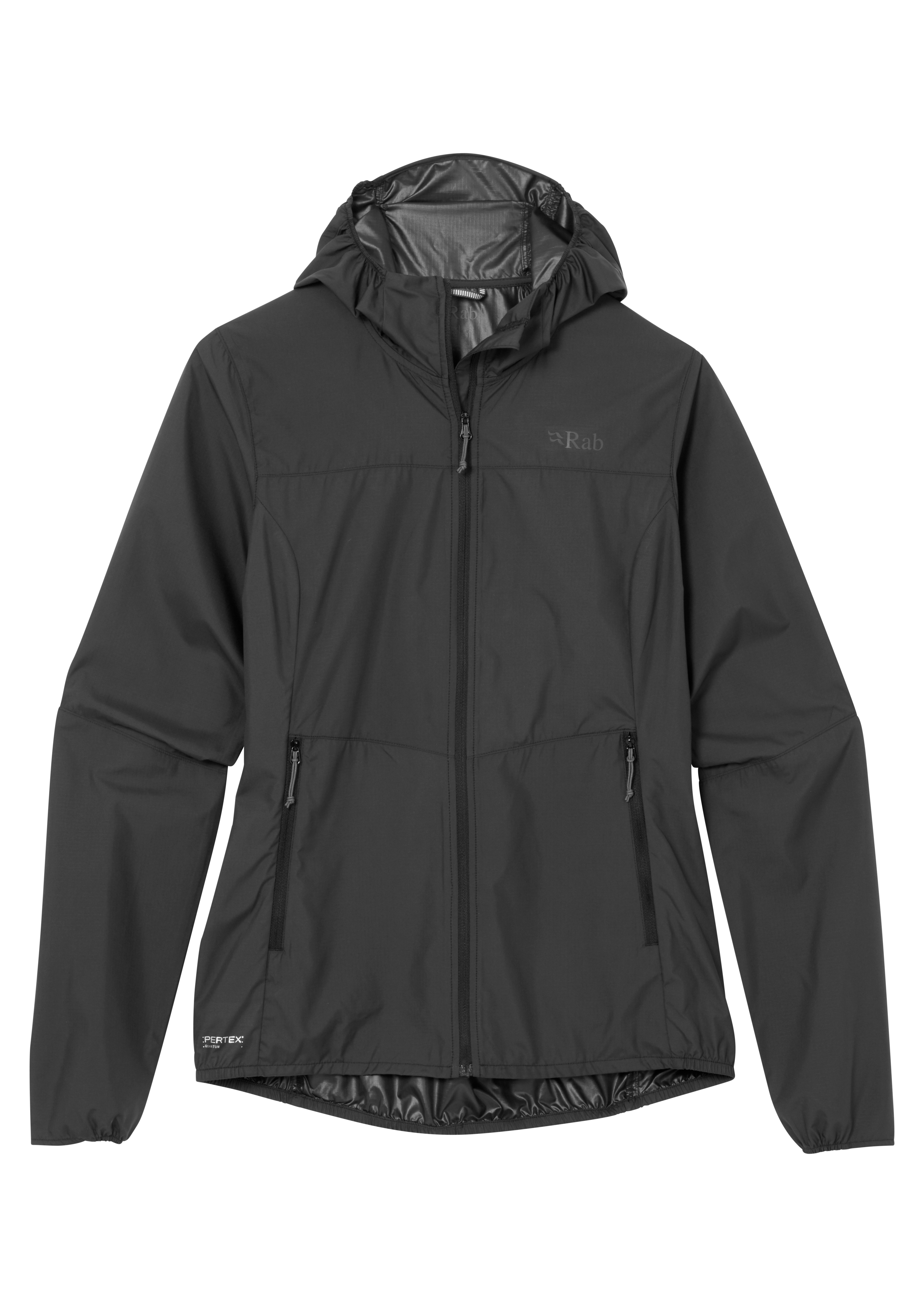 Rab Women's Windgather Hooded Jacket #QWS-85 ( Black • BLK )