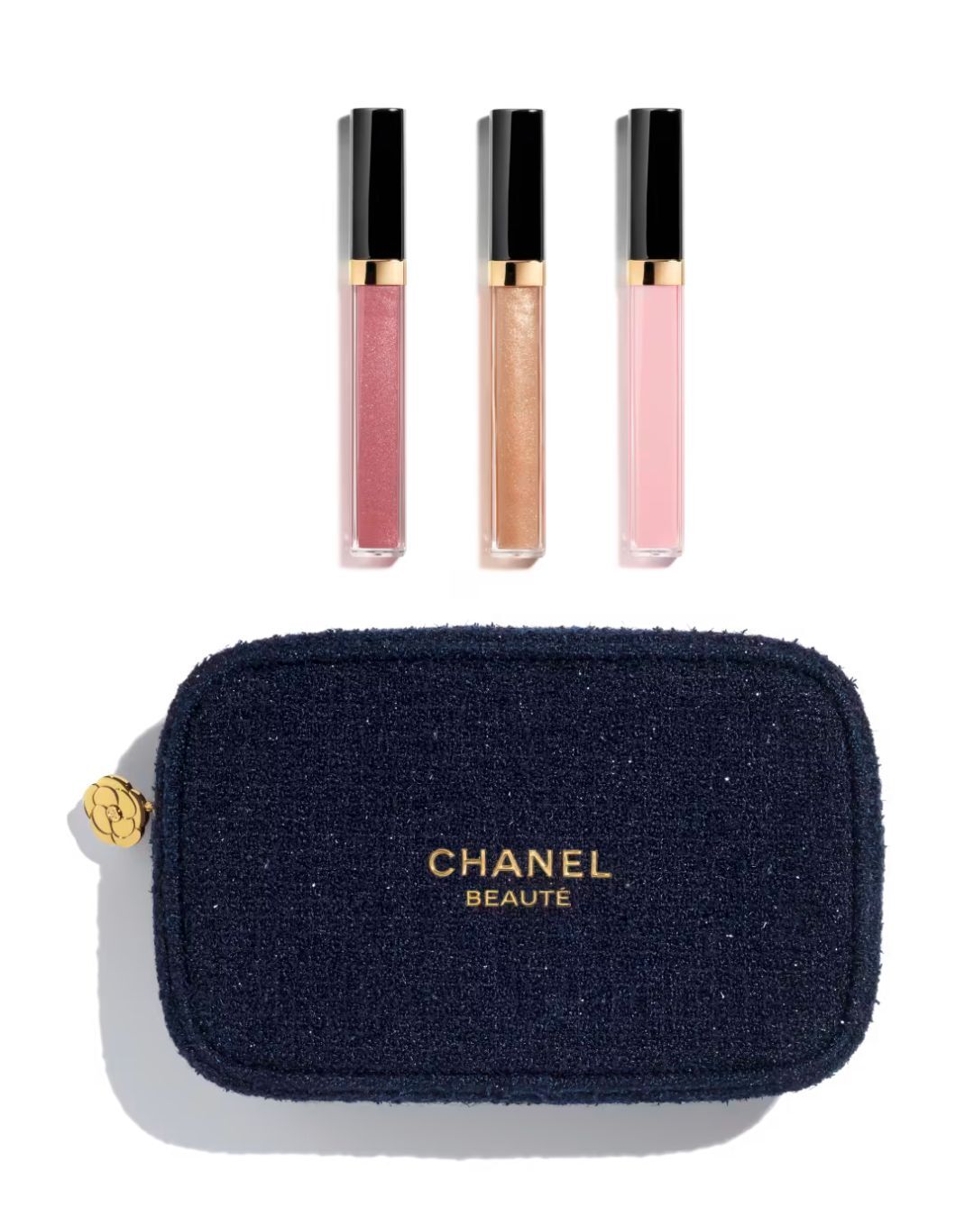 CHANEL口紅グロス新品三色セット 限定] CHANEL Rouge Coco Gloss Trio Set 2025 唇釉套裝