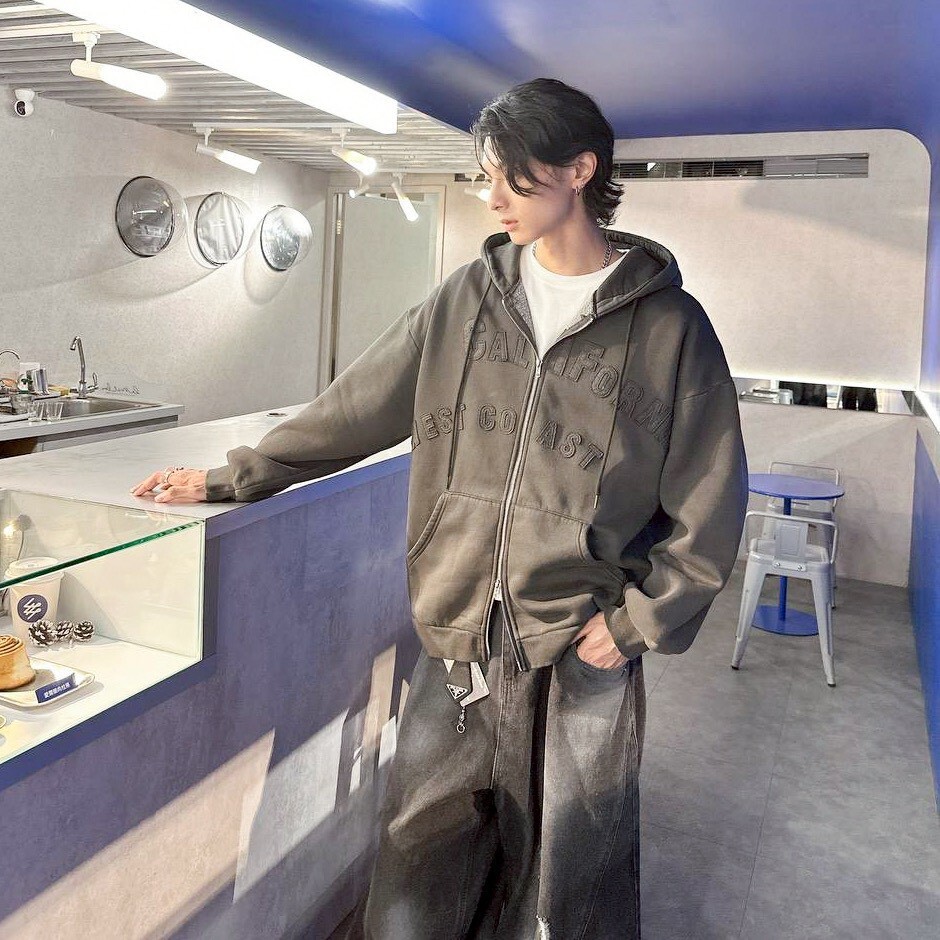 CALIFORNIA 雙鍊連帽外套