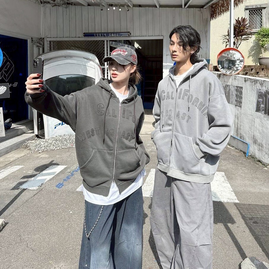 CALIFORNIA 雙鍊連帽外套