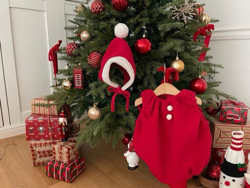 韓版 聖誕baby造型包屁