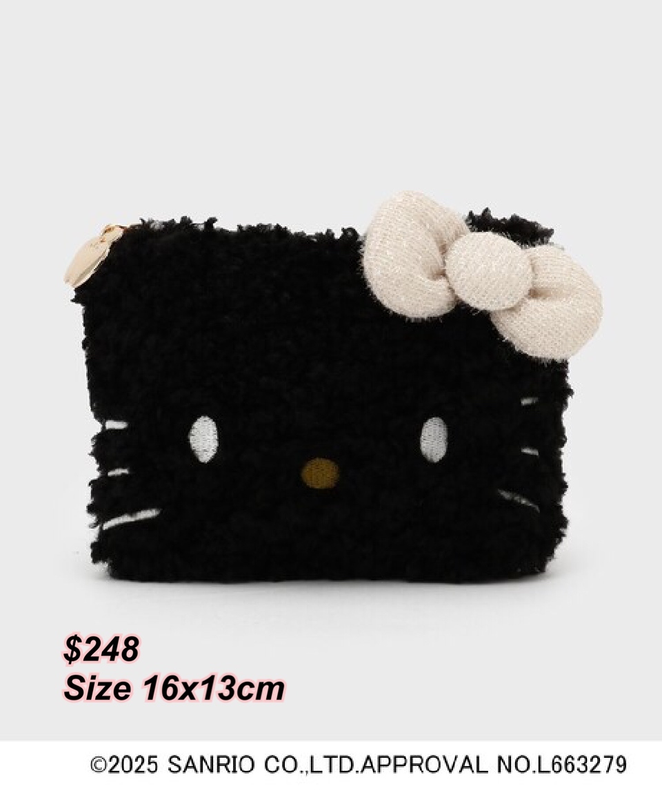 新款 OPAQUE.CLIP x Hello Kitty 正方形pouch