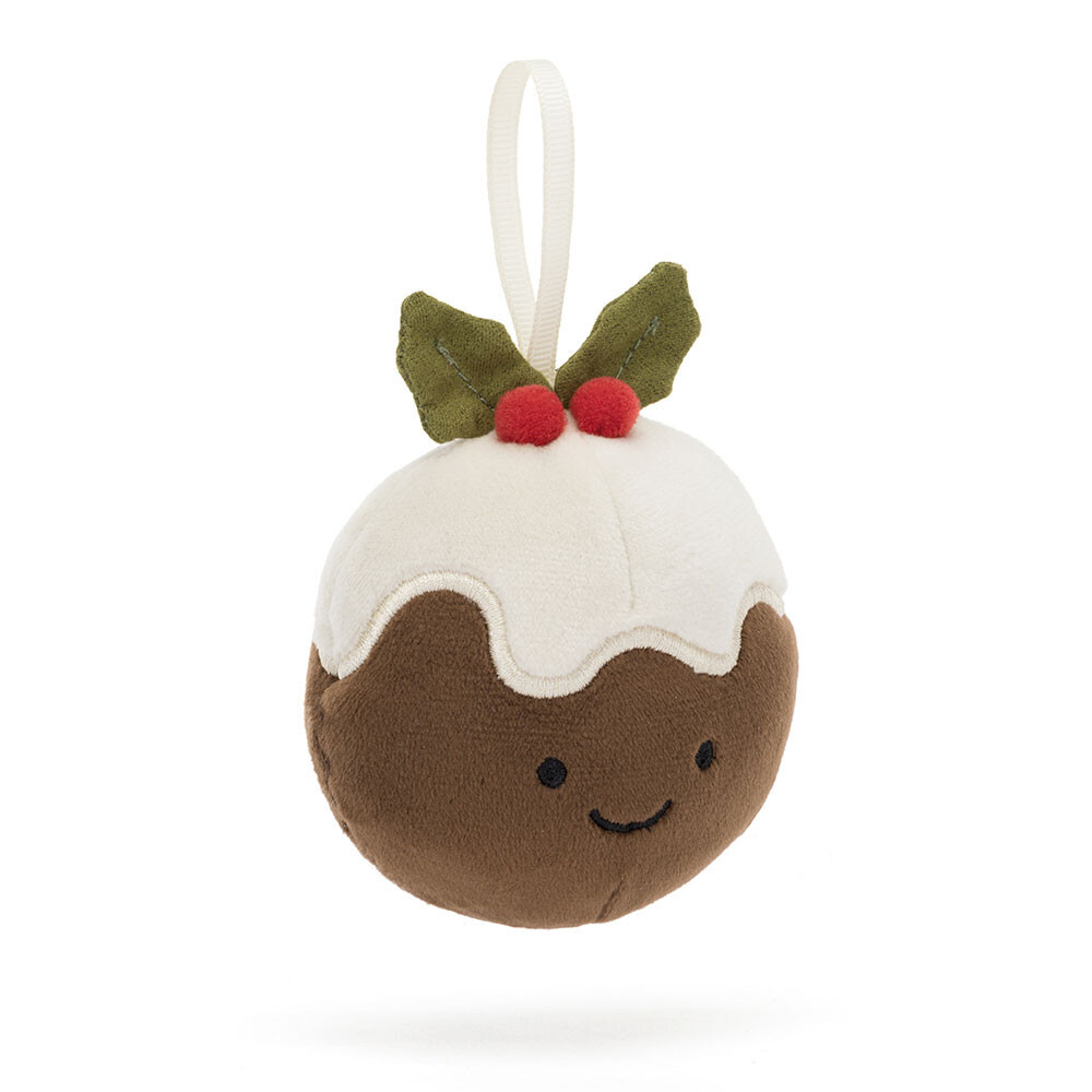 JELLYCAT 聖誕布丁掛飾 Festive Folly Christmas Pudding Decoration