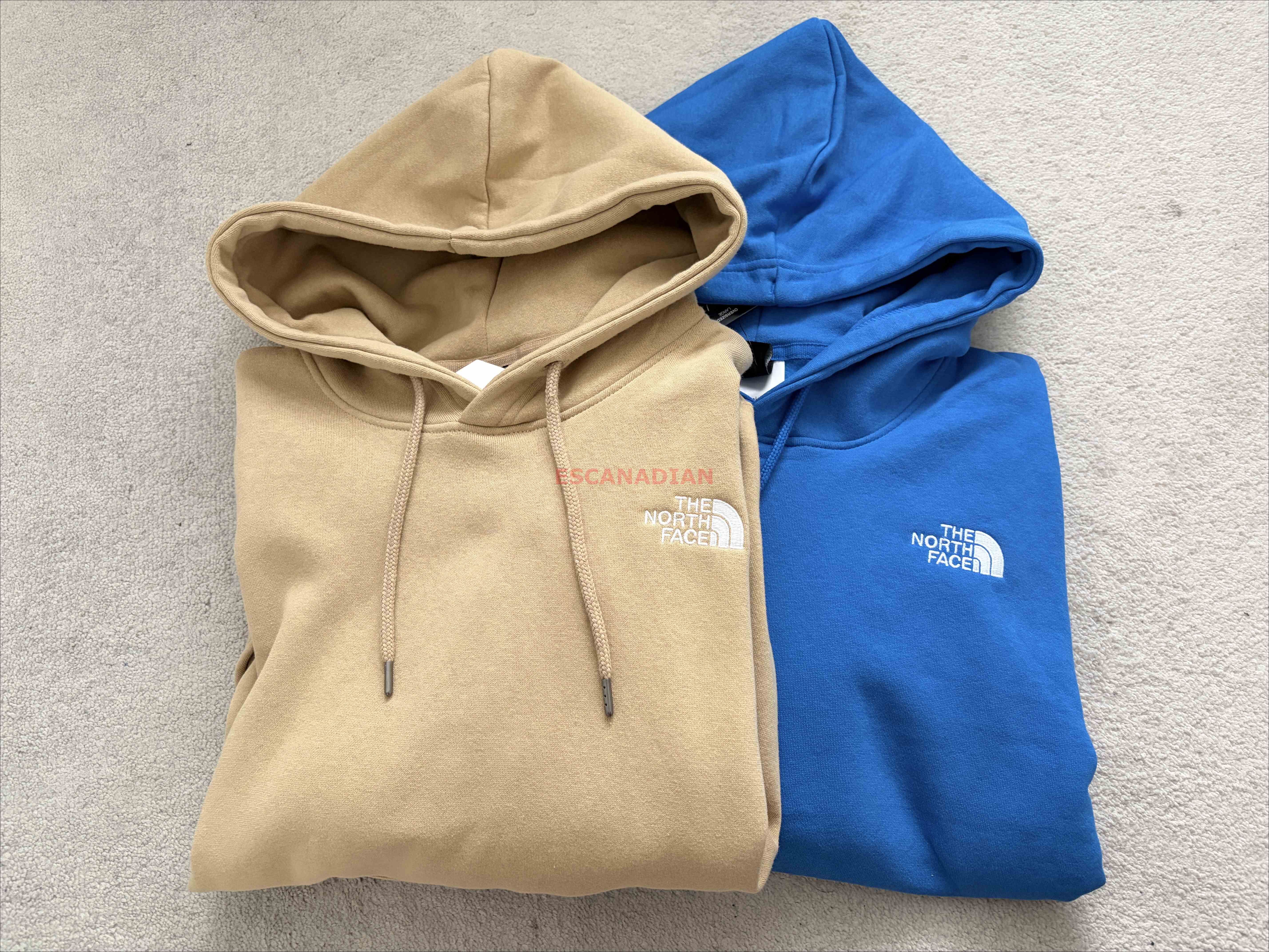 THE NORTH FACE 男大人 經典刺繡小標 落肩 寬版 刷毛 帽TEE (2色)