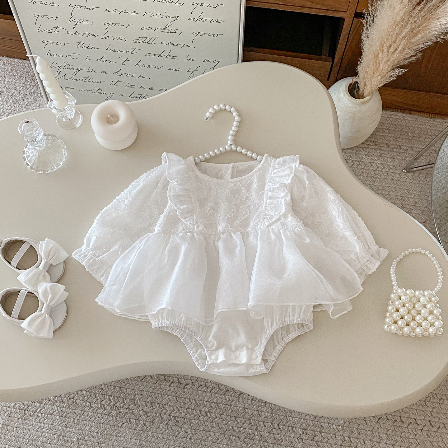 純白提花包屁裙(66-90)