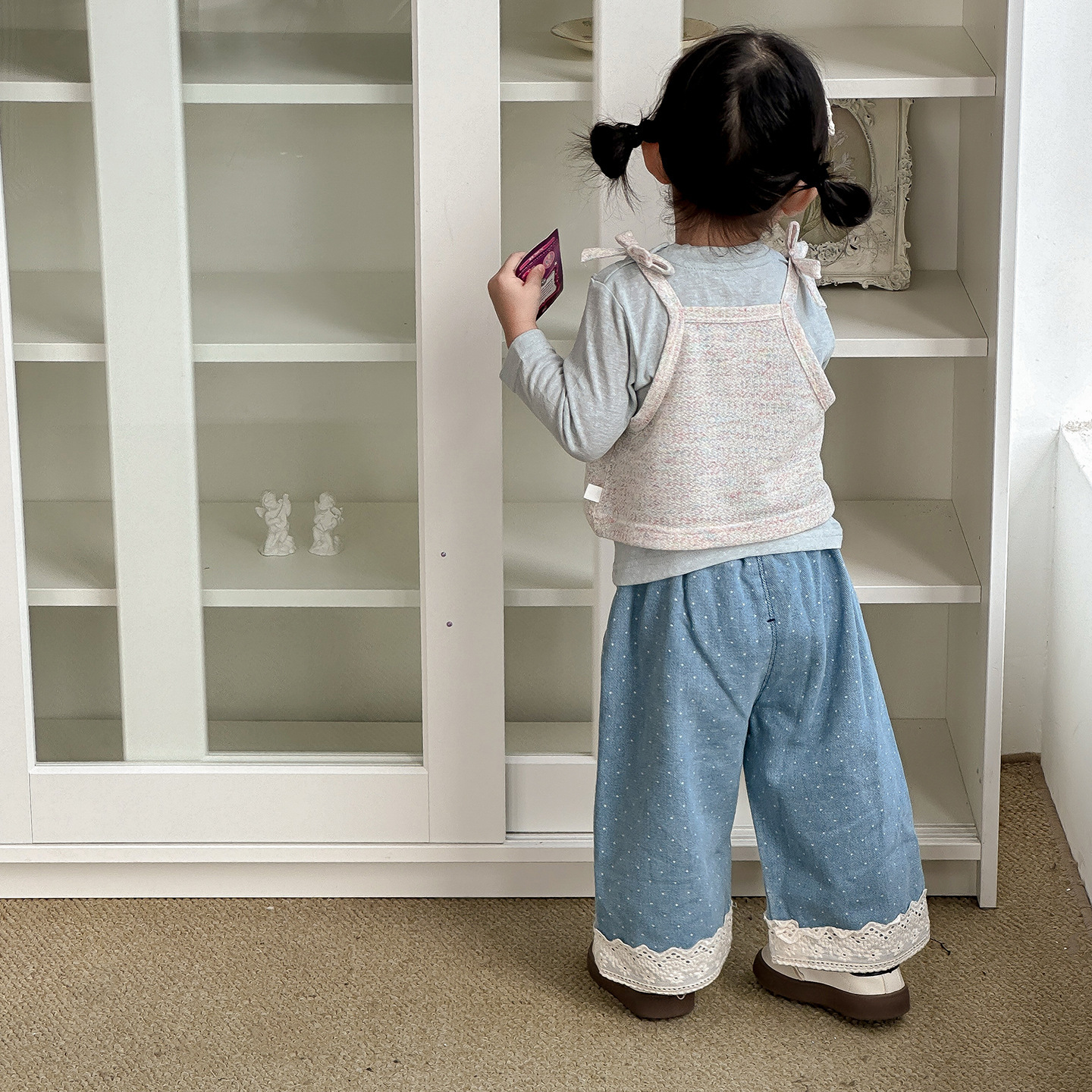 蝴蝶結吊帶兩件套(73-100)