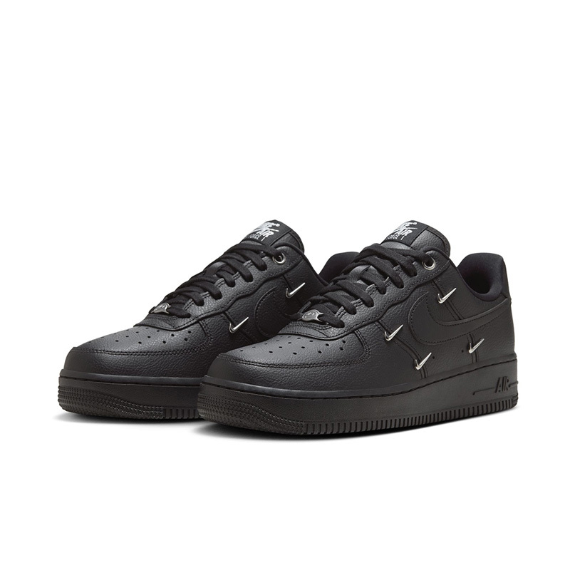 Nike Air Force 1 W "Black Silver" 小銀勾 黑 女鞋 HQ1180-001 [台灣現貨]