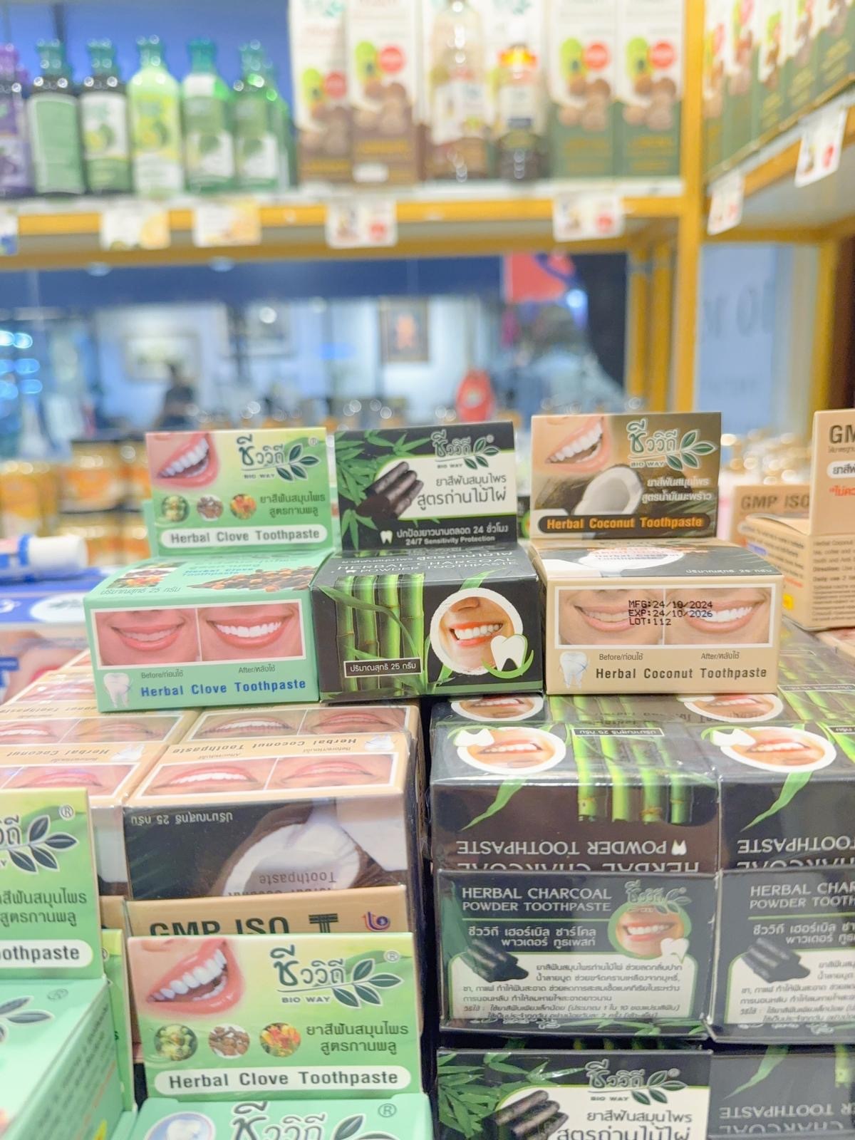 泰國美白潔淨牙粉 3款