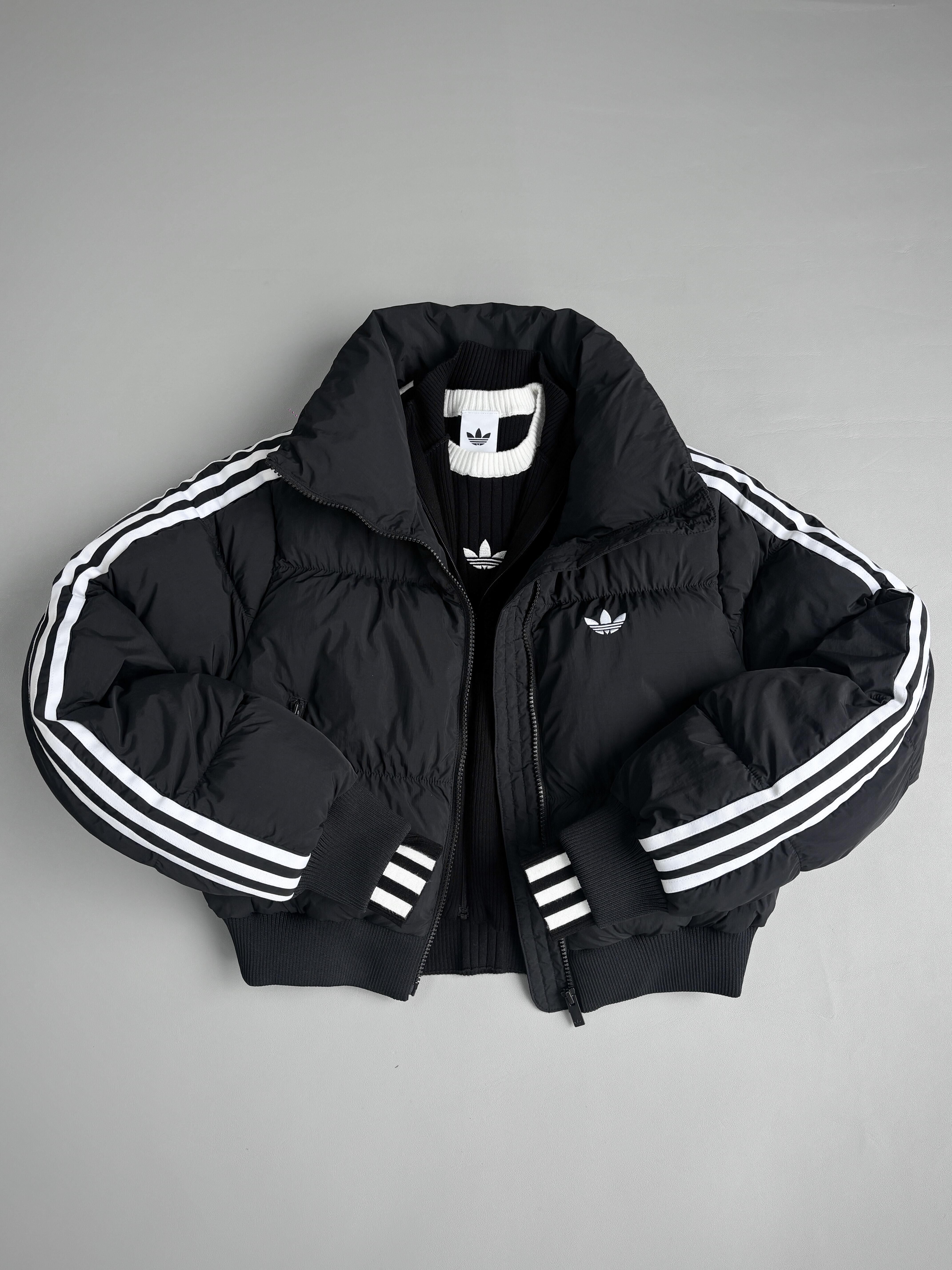 Adidas Originals Adicolor 短版麵包外套 羽絨外套 鋪棉外套 超保暖 寬鬆 黑色 寶寶藍/預購