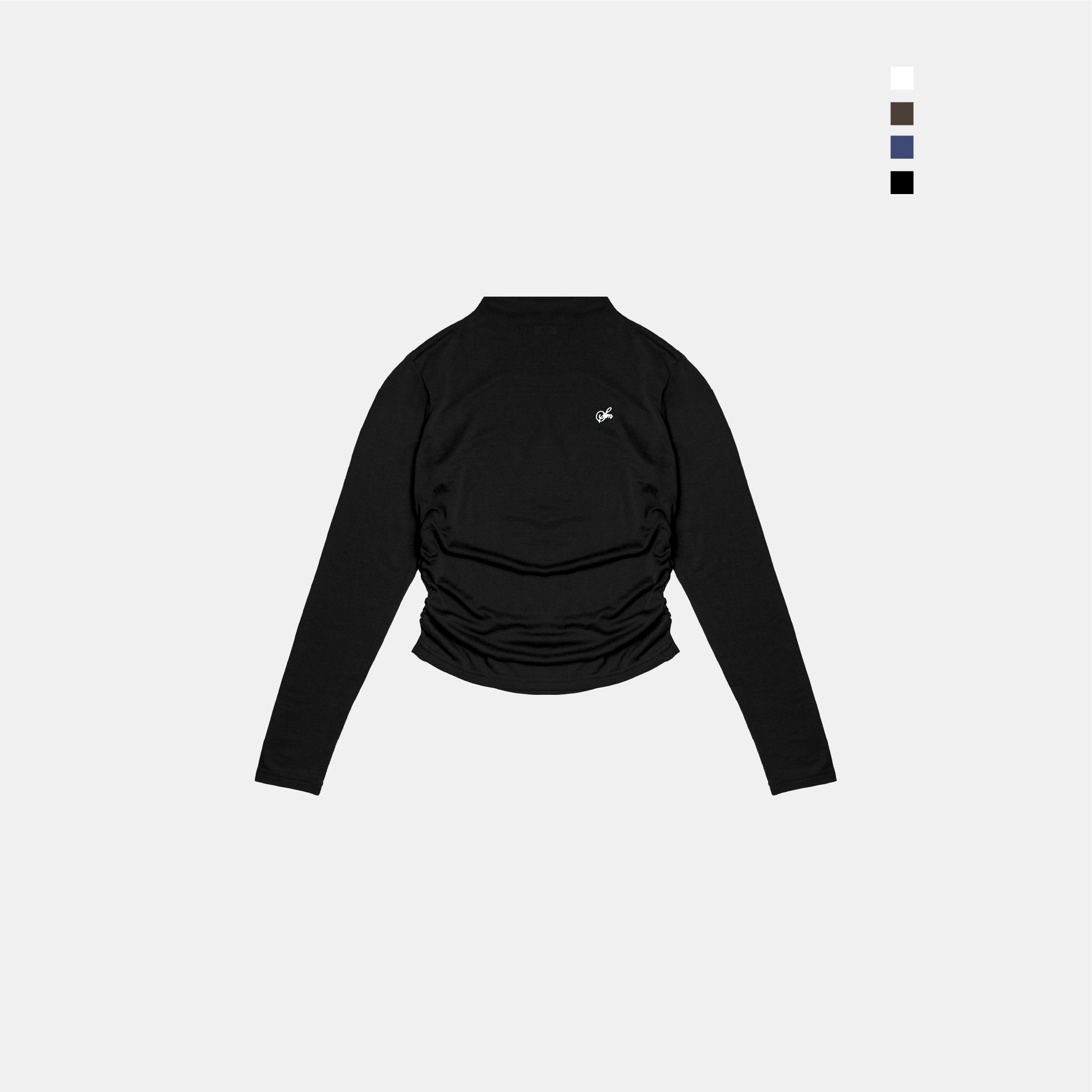 SIMON MADE GC-2518  韓系 極簡 小高領 薄長袖