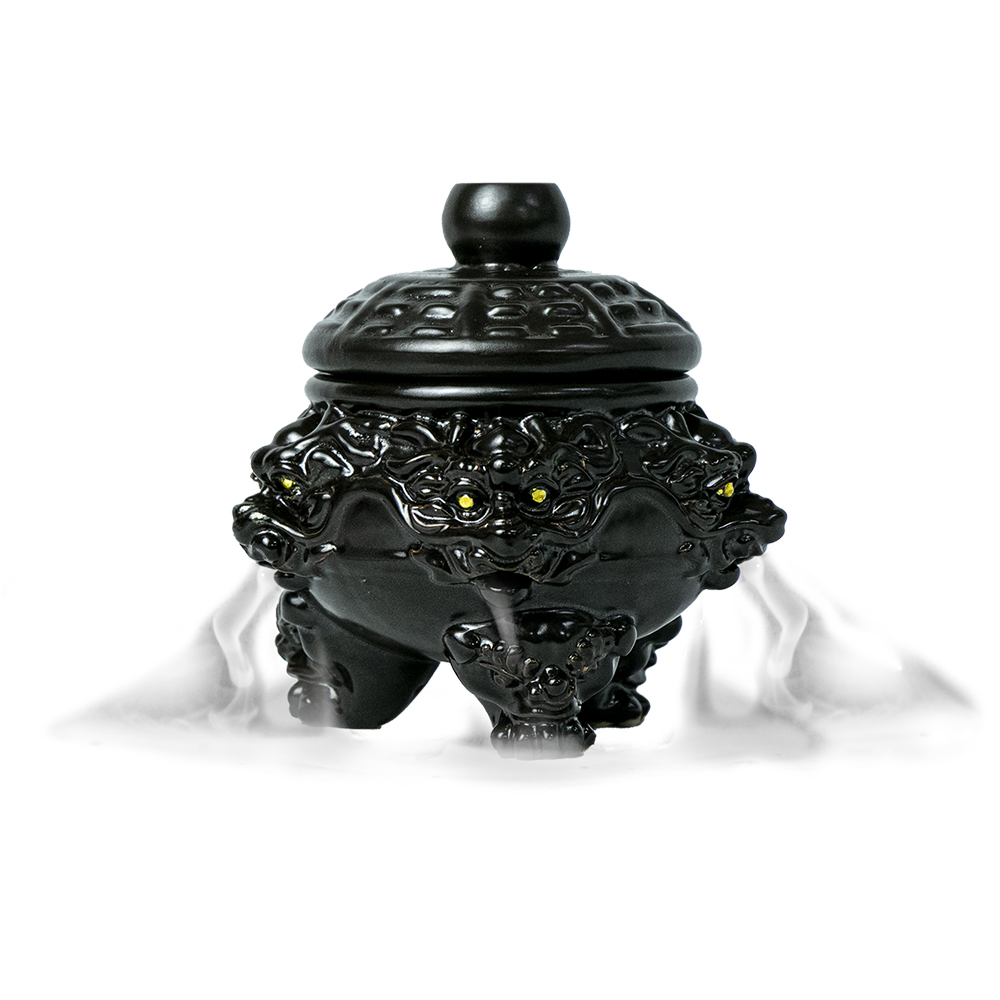 【菩提居】五方龍神三足鼎立爐*1入  (廠商直出、不參加免運及滿額贈優惠)