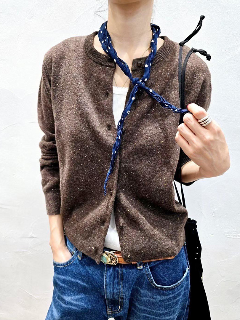 讓心情發亮的顏色針織外套