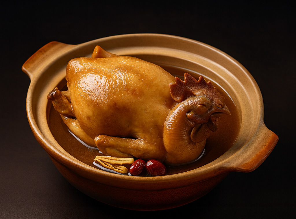 富貴蔘煲雞湯