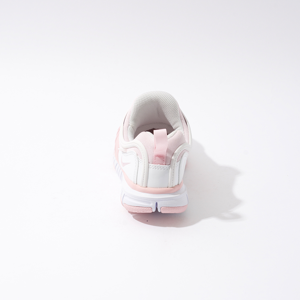 Nike Dynamo Free 中童 童鞋 粉白色 毛毛蟲 套入式 無鞋帶 休閒 運動 休閒鞋 343738-637