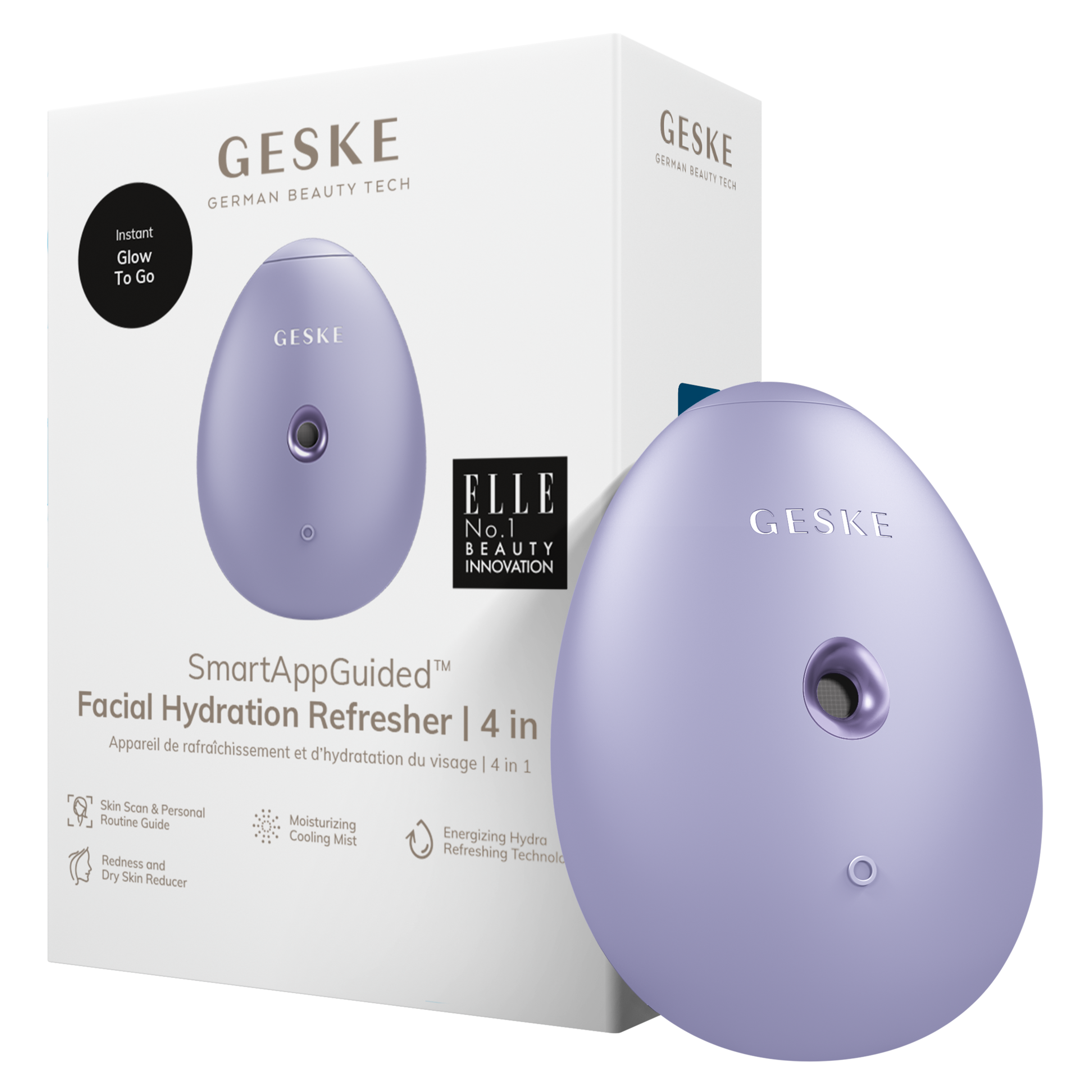 4合1面部補濕噴霧儀 (紫色)