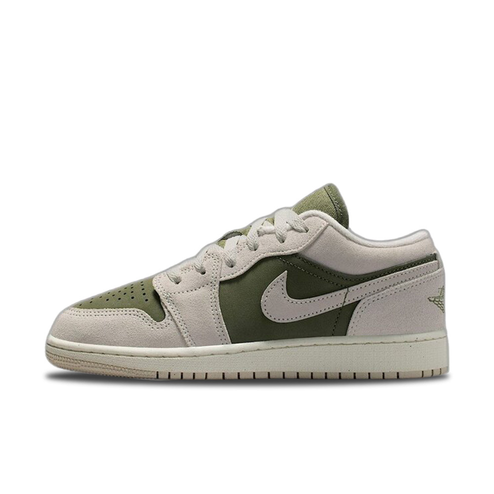 Nike Air Jordan 1 Low SE Medium Olive Sail 米白綠 GS HV4396-201