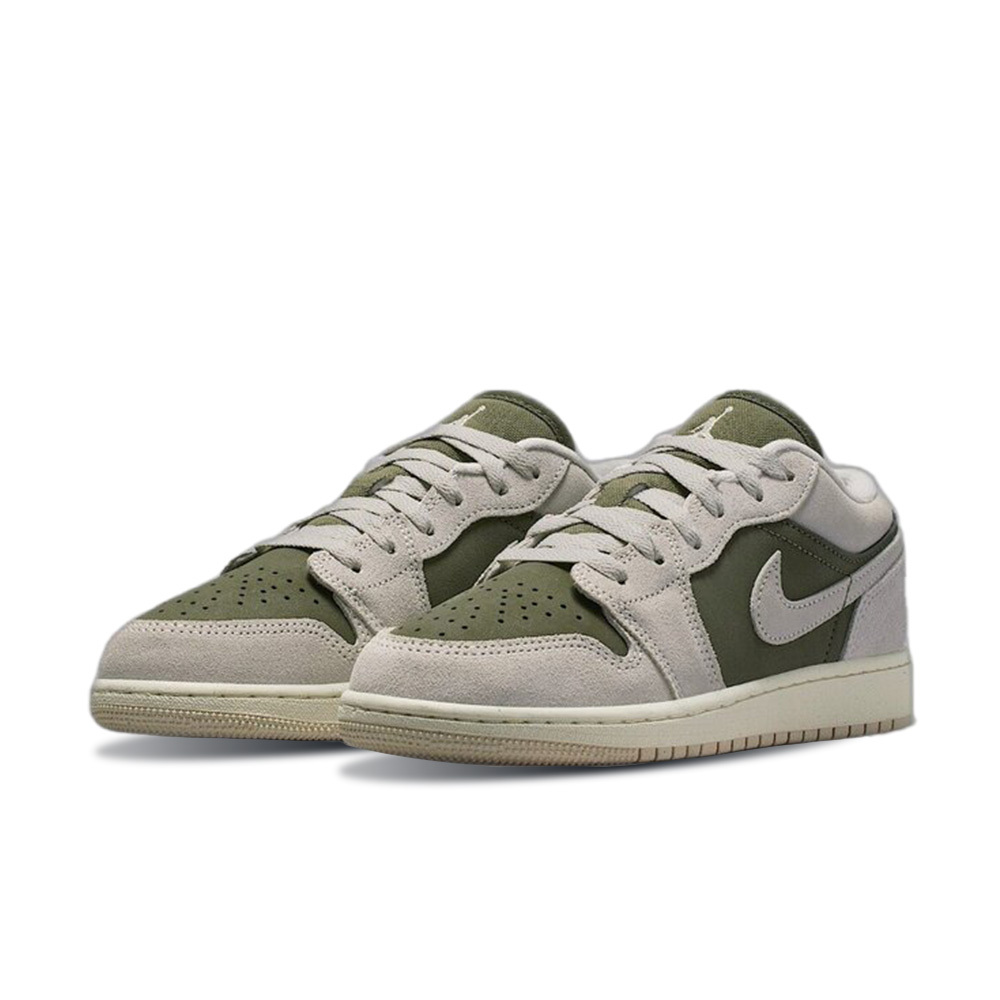 Nike Air Jordan 1 Low SE Medium Olive Sail 米白綠 GS HV4396-201