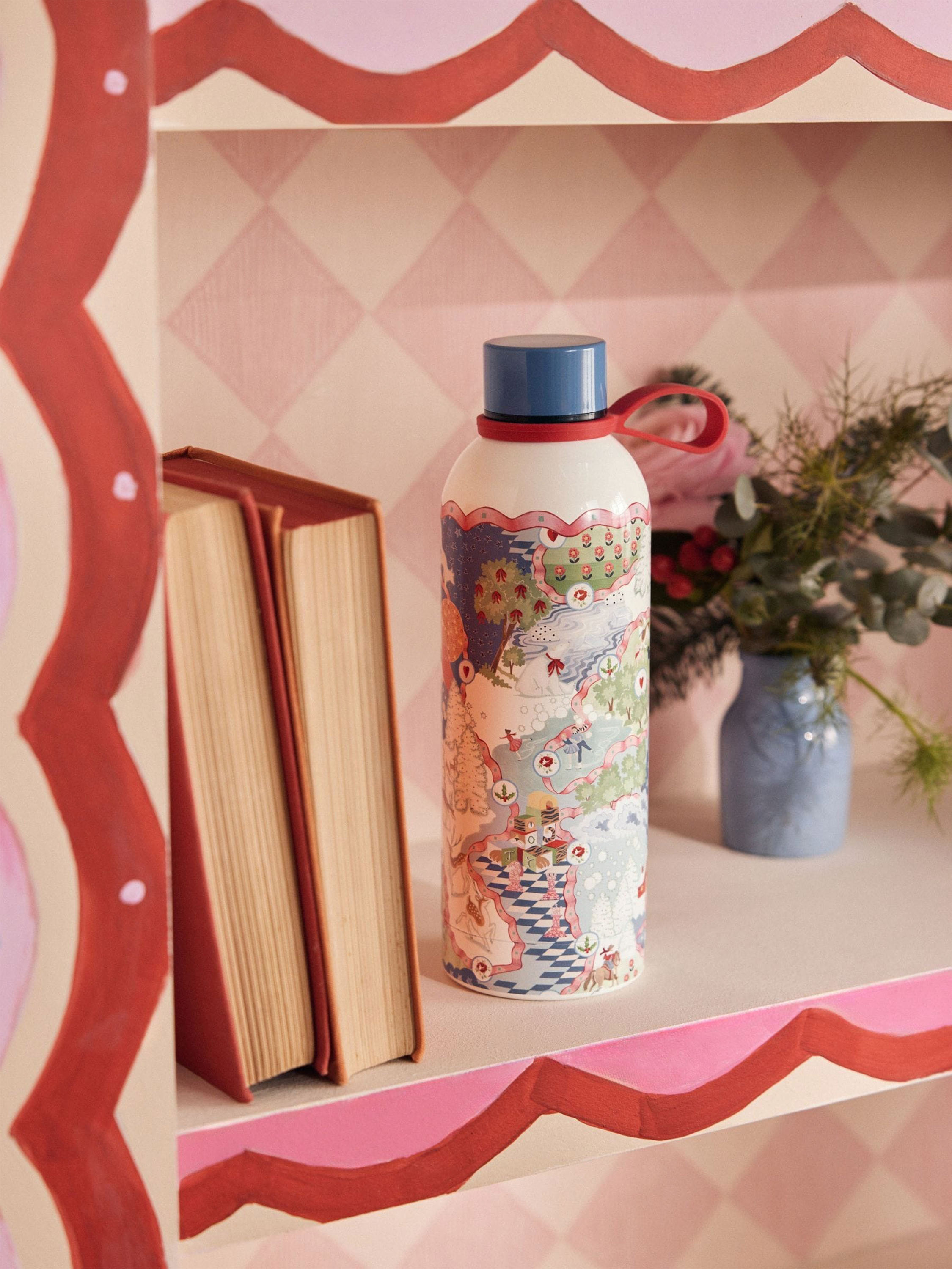 Christmas Journey 雙層不鏽鋼提把隨身水壺