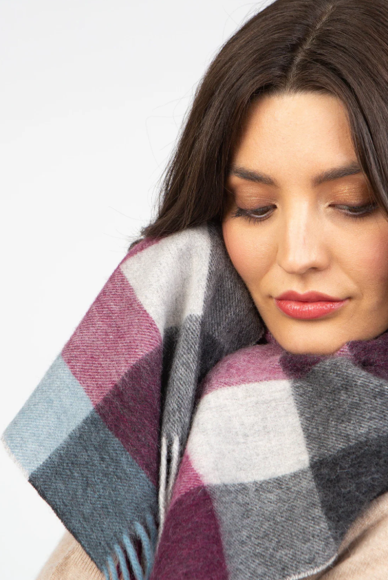 【直播】Kiltane LL110311 Checkers 100% Lambswool 圍巾