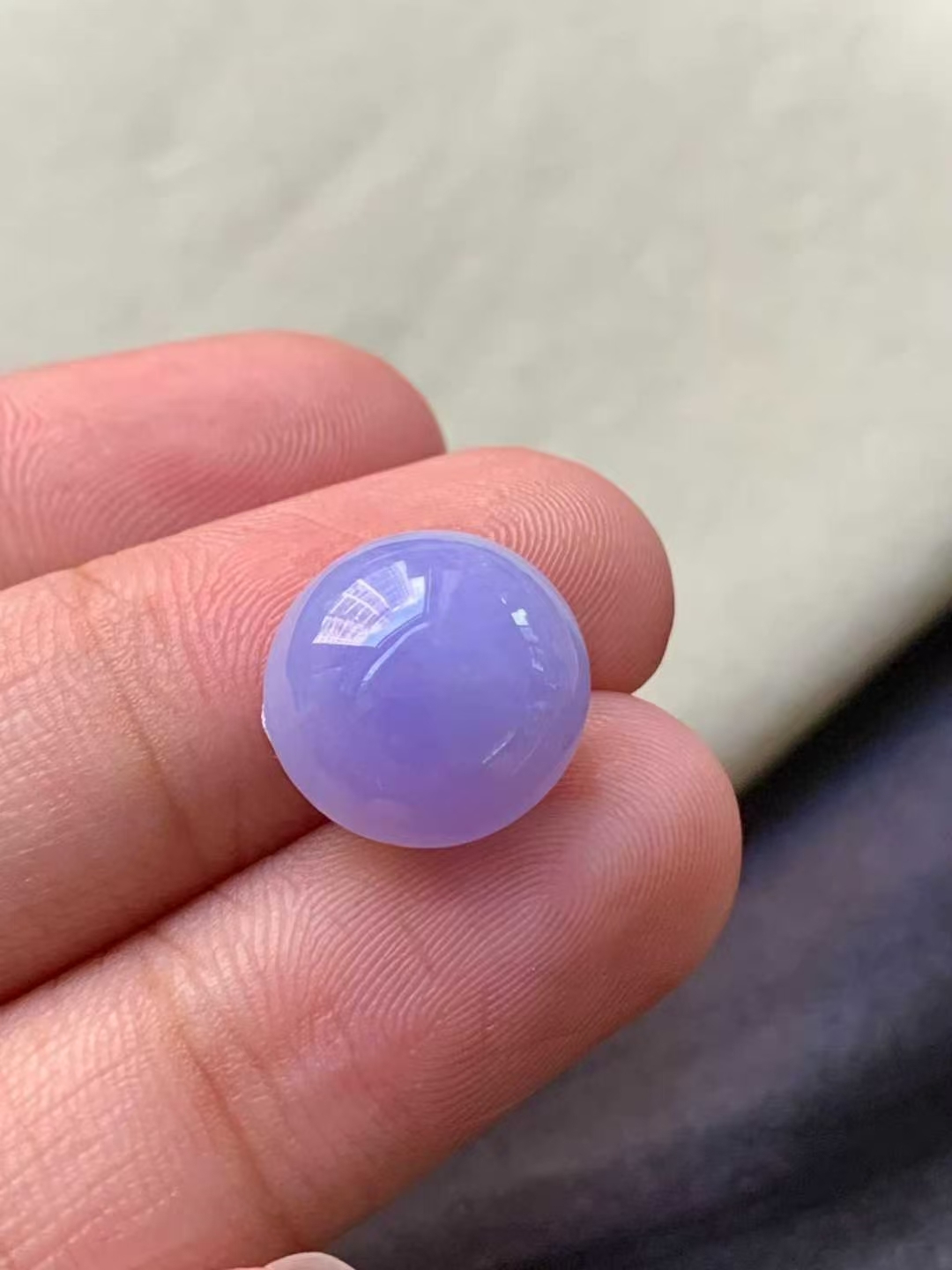 翡翠紫羅蘭蛋面,天然翡翠A玉, 緬甸玉, Jade, Jadeite