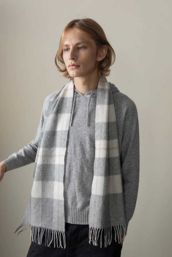 【直播】Kiltane LL110312 Contemporary Check 100% Lambswool 圍巾